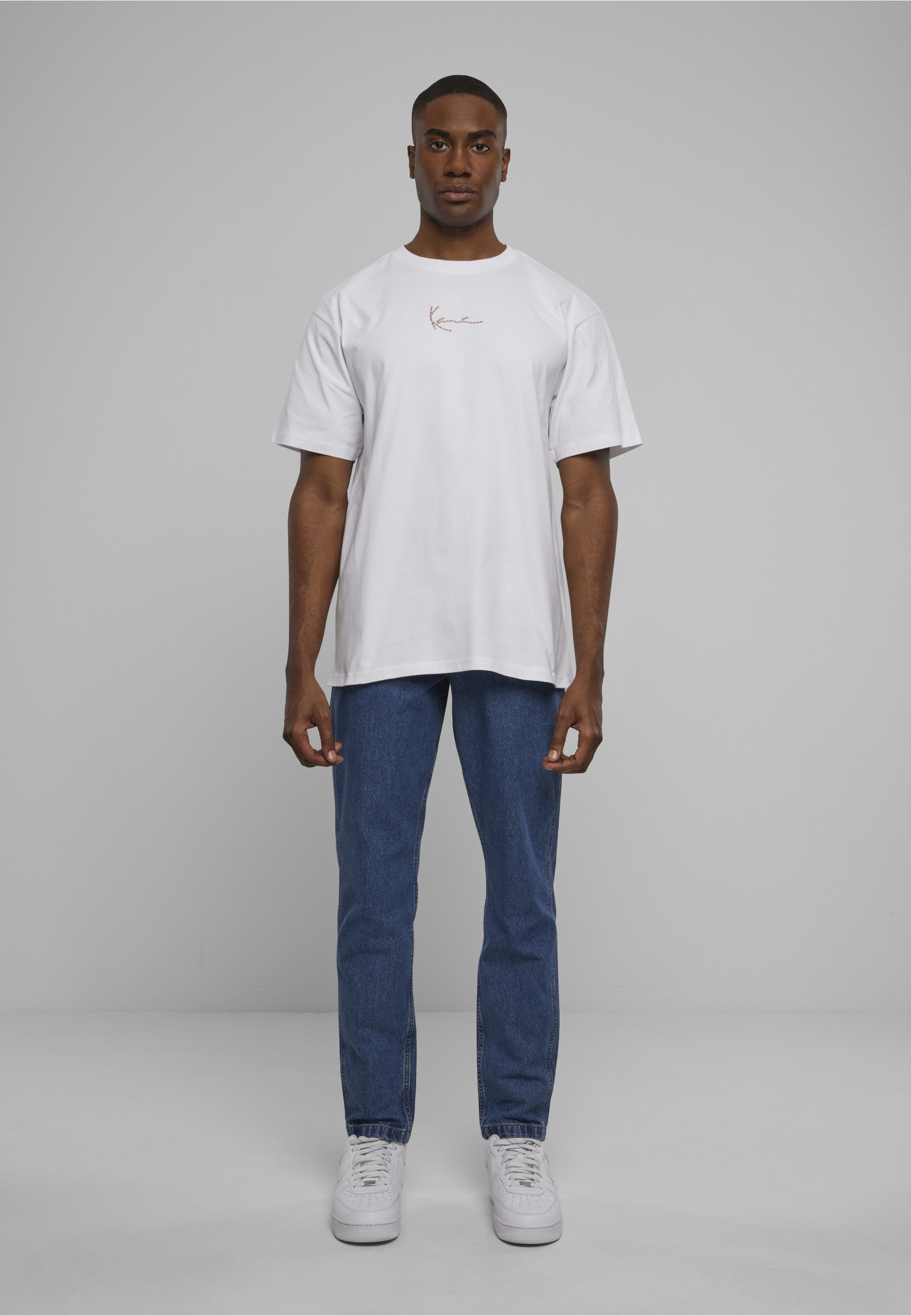 Karl Kani T-Shirt »Karl Kani Herren Small Signature Multicolor Logo Tee white« 1