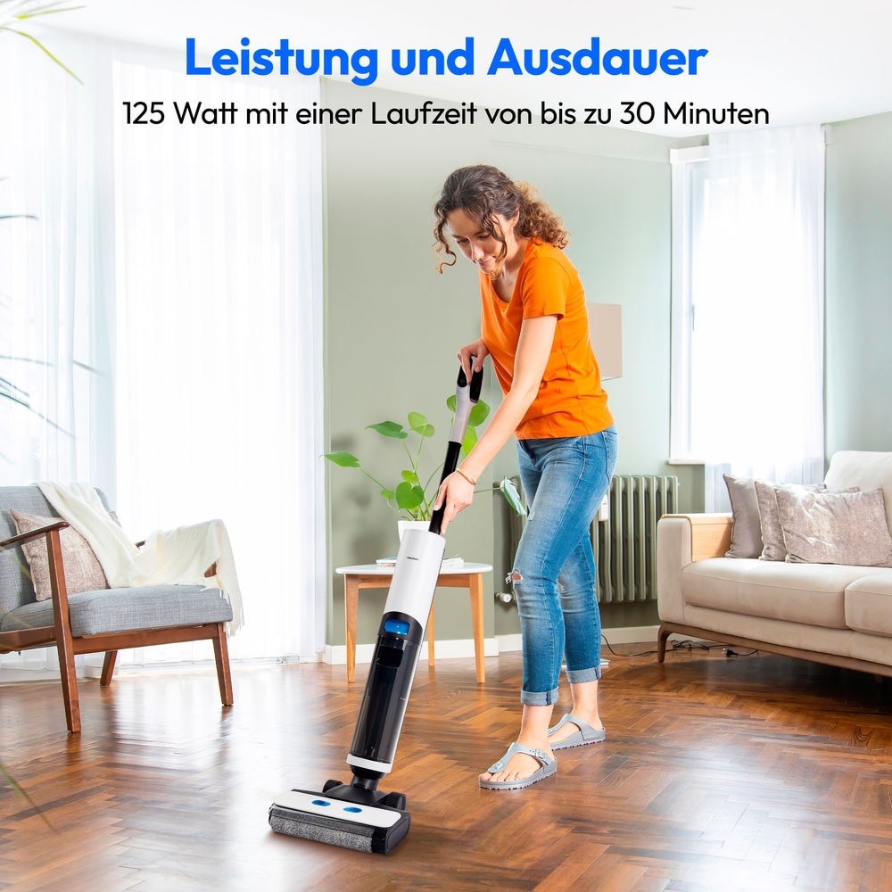 Medion® Nass-Trocken-Sauger »H20 (MD 11934), Frisch und Schmutzwassertank, Selbstreinigungsfunktion«, LED-Display, bis zu 30 min Laufzeit, integriertes Zubehör
