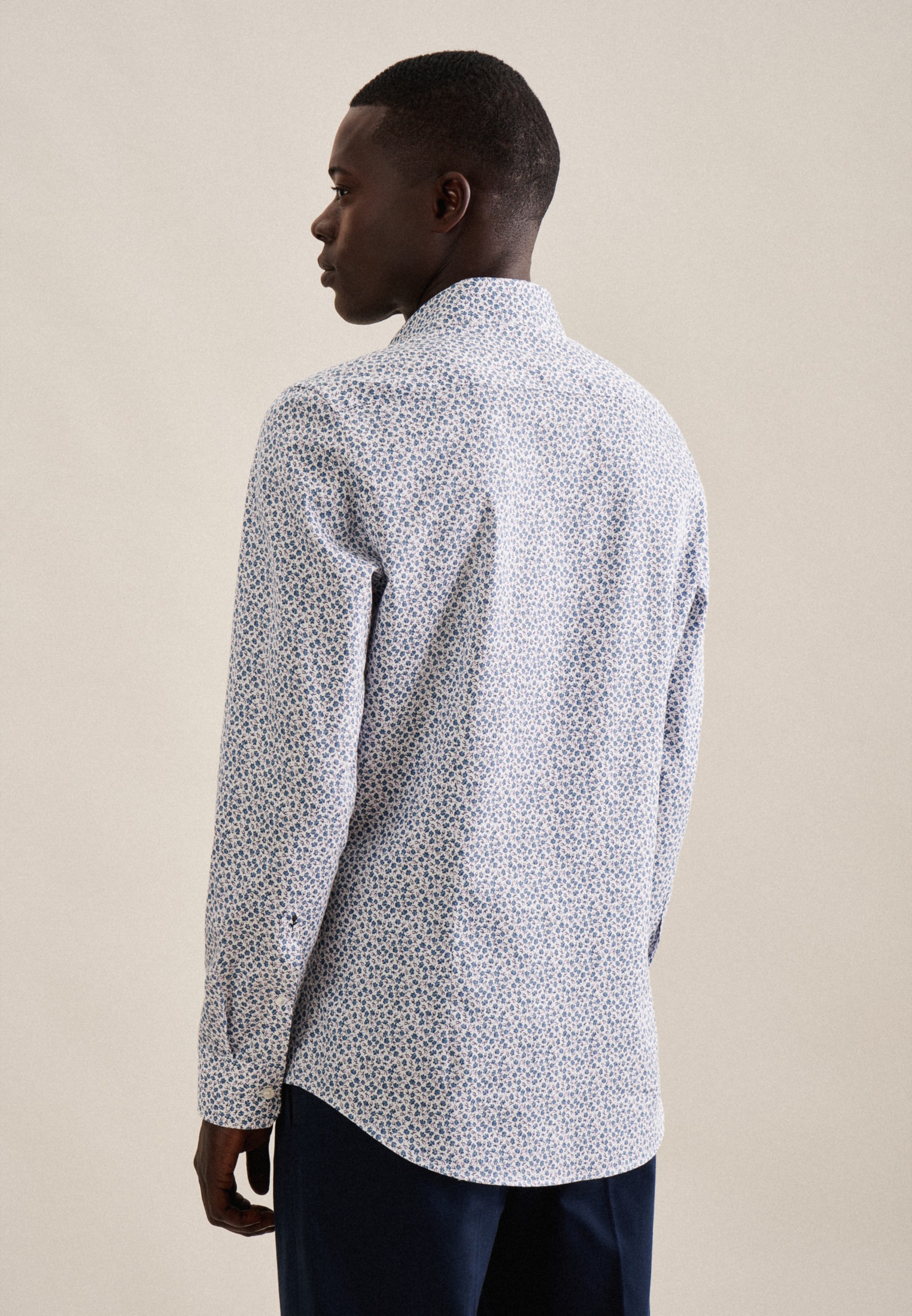 seidensticker Businesshemd "Slim" Slim 1/1 Kentkragen Floral günstig online kaufen