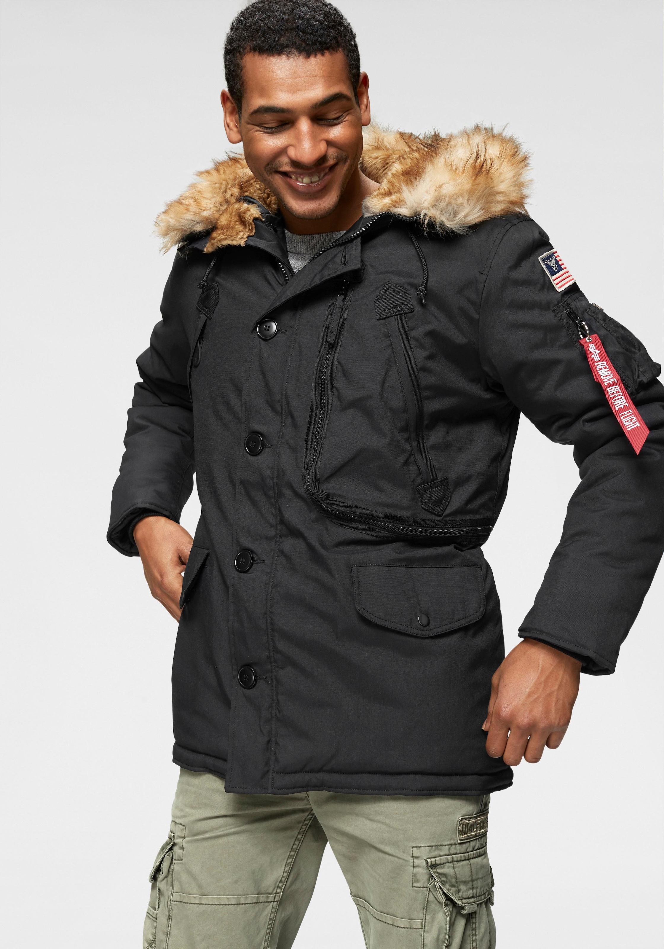 Alpha Industries Parka »POLAR JACKET« su Kapuze