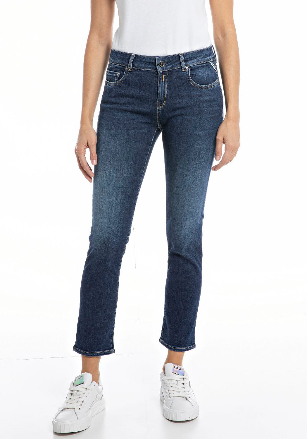 Replay Slim-fit-Jeans »Faaby« für | BAUR kaufen