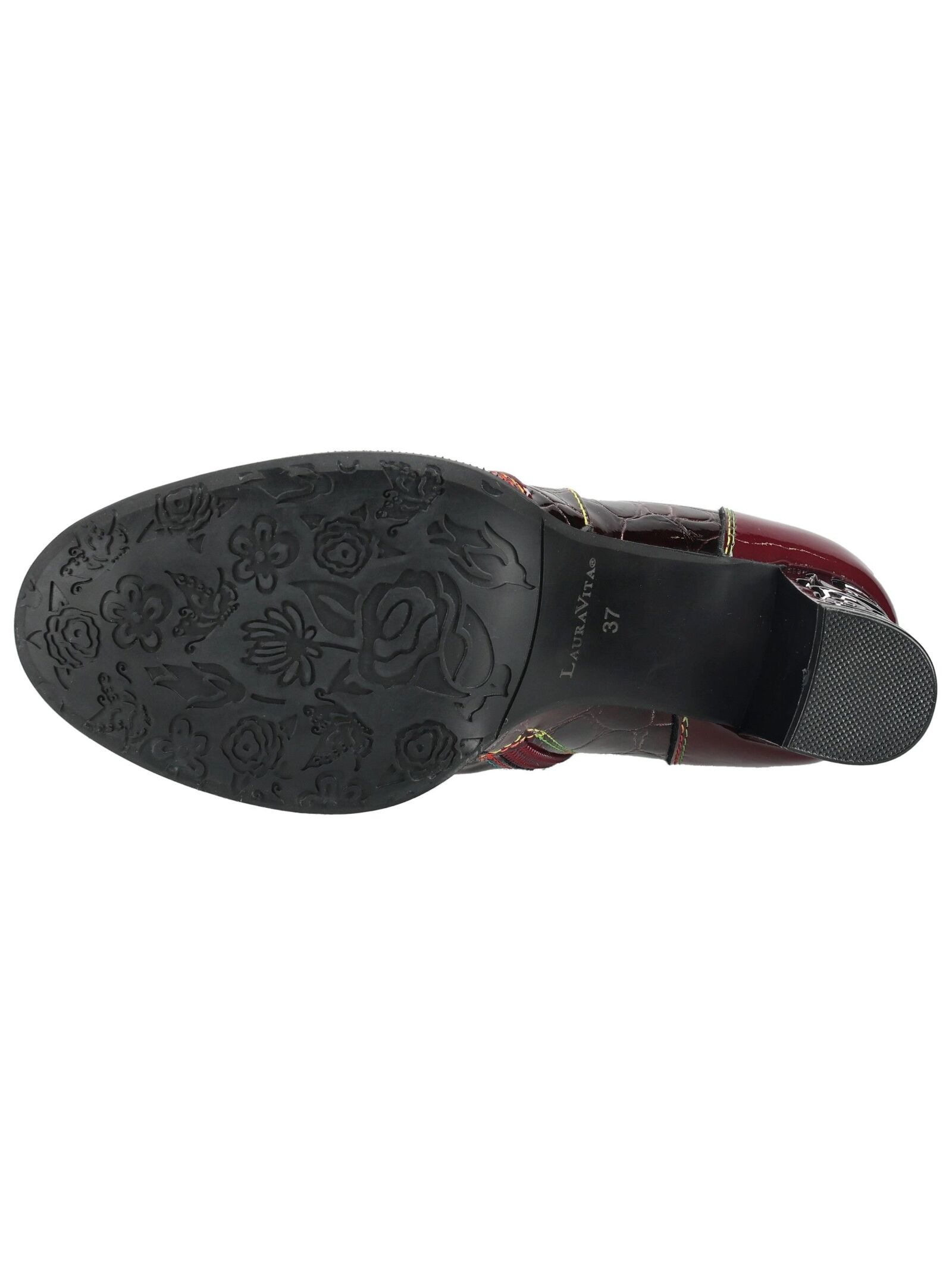 LAURA VITA High-Heel-Stiefelette »LAURA VITA Stiefelette Leder/Textil«