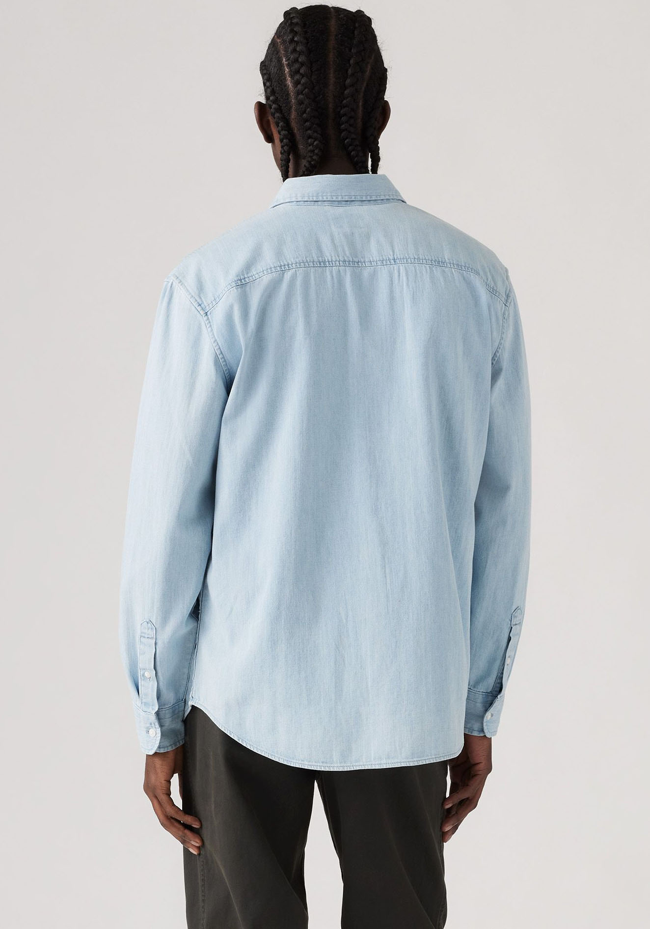 Thumbnail - Levis Langarmhemd "AUTHENTIC BUTTON DOWN", mit Ton-in-Ton Logostickerei auf der Brust