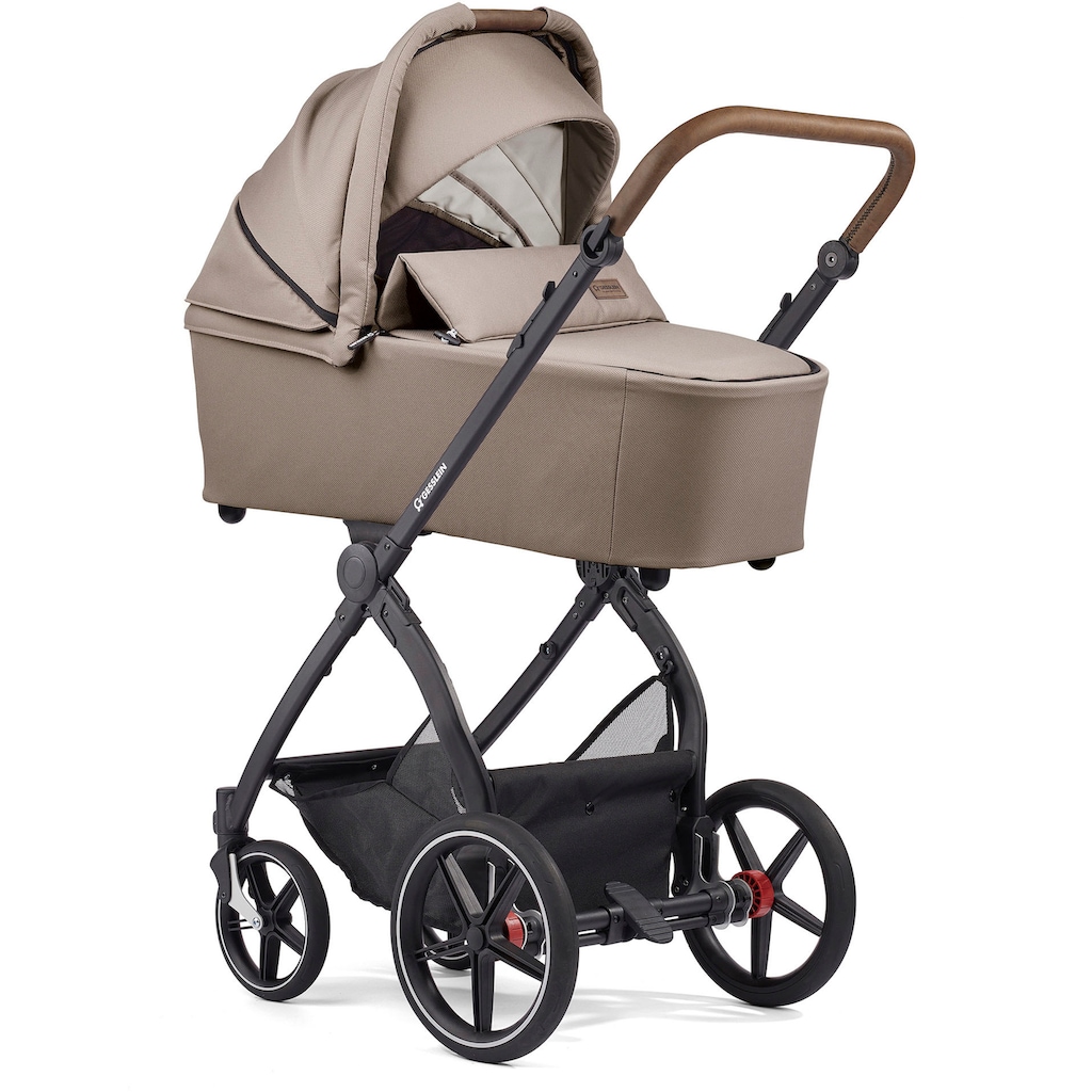 Gesslein Kombi-Kinderwagen »FX4 Soft+ mit Aufsatz Swing schwarz, sand«