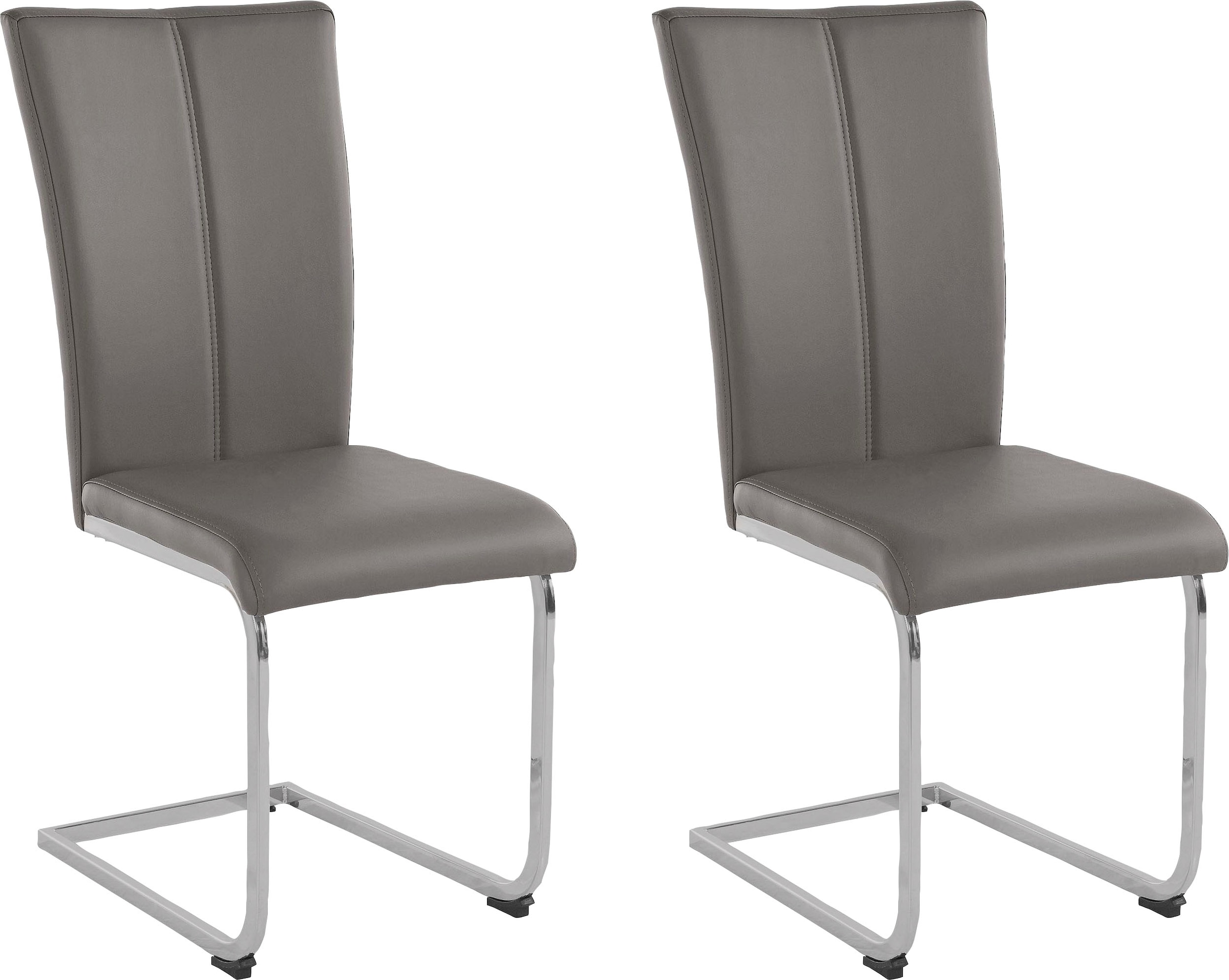 Home affaire Freischwinger "Alex" (Set) 2 Stk. Kunstleder Stuhl belastbar b günstig online kaufen