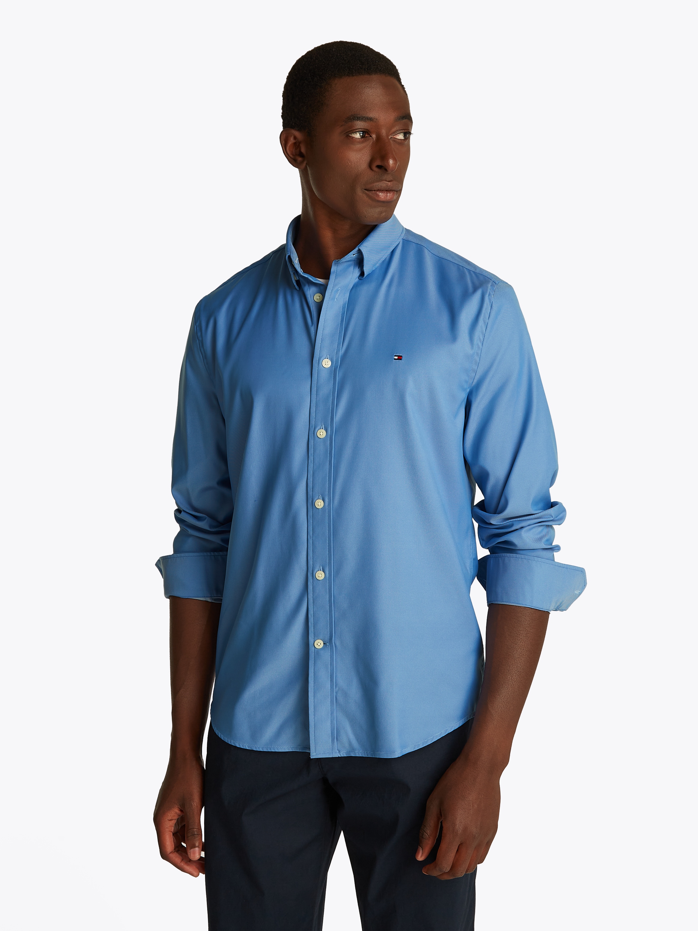 Tommy Hilfiger Langarmhemd "PERFORMANCE TWILL Regular Fit SHIRT" günstig online kaufen