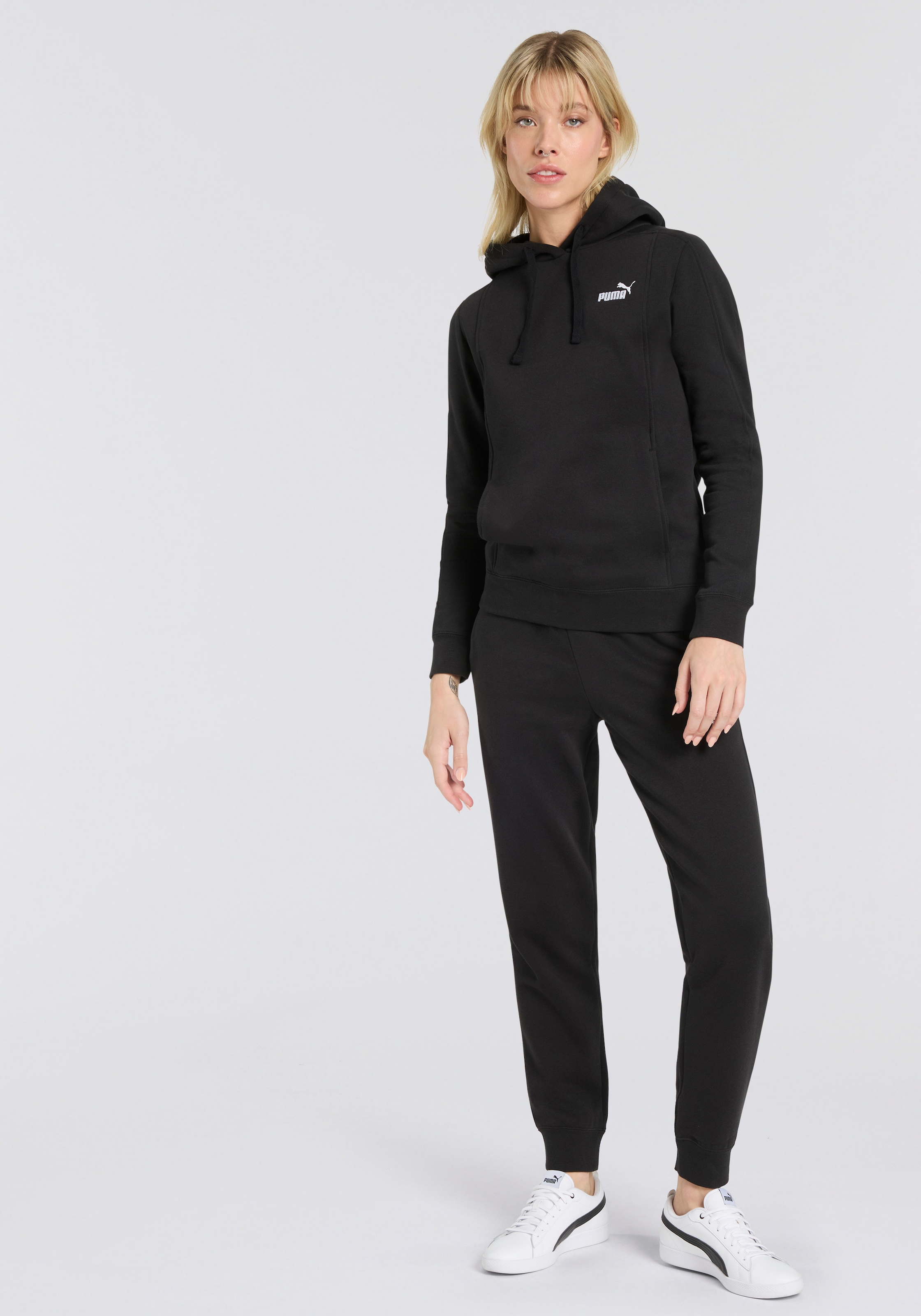 PUMA Trainingsanzug "HOODED SWEAT SUIT FL CL" 2 Stk. für Workouts und Freiz günstig online kaufen