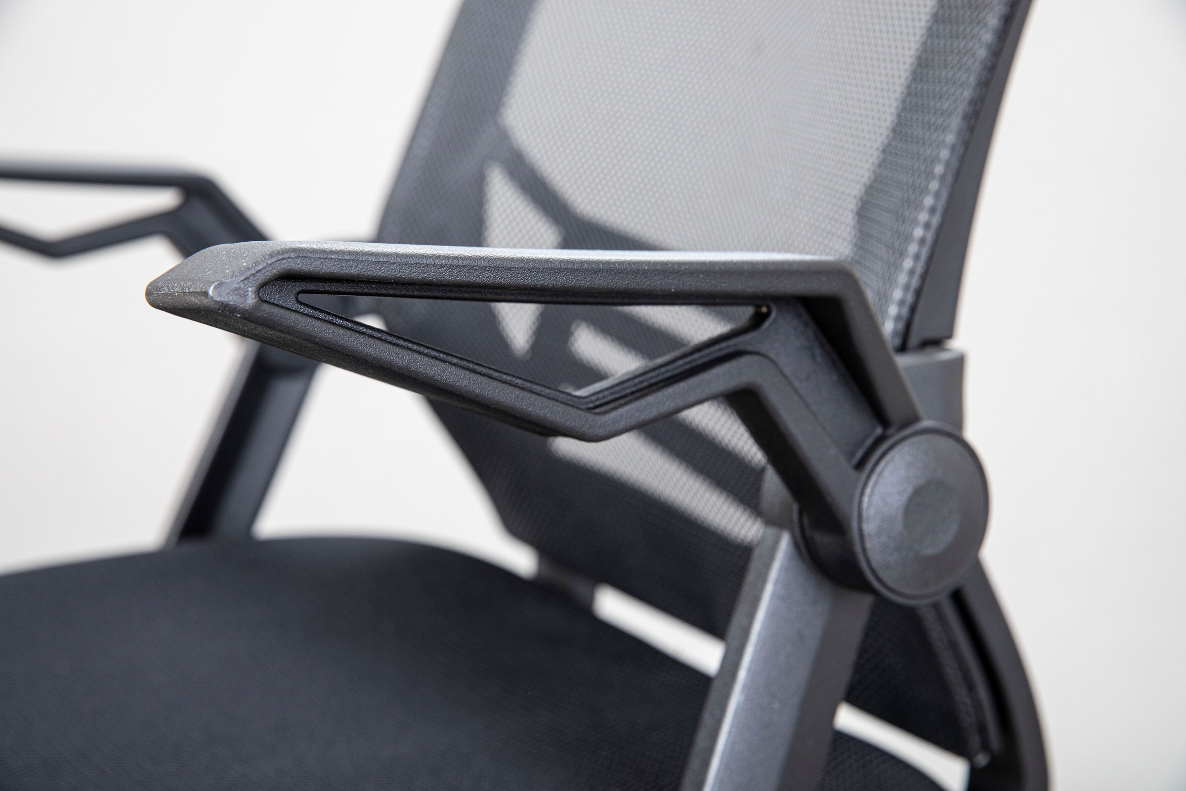 Inter Link Drehstuhl »Jilli, Bürostuhl für Homeoffice, ergonomisch, Schwarz« () mit rollen und Armlehnen, Drehstuhl 360° drehbar, höhenverstellbar