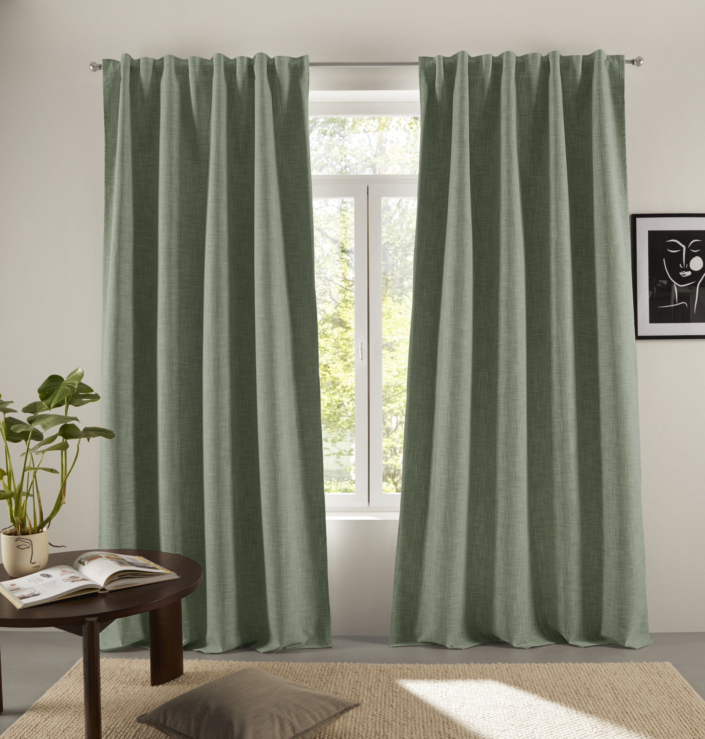 LeGer Home by Lena Gercke Verdunkelungsvorhang "Marusha" Multifunktionsband günstig online kaufen