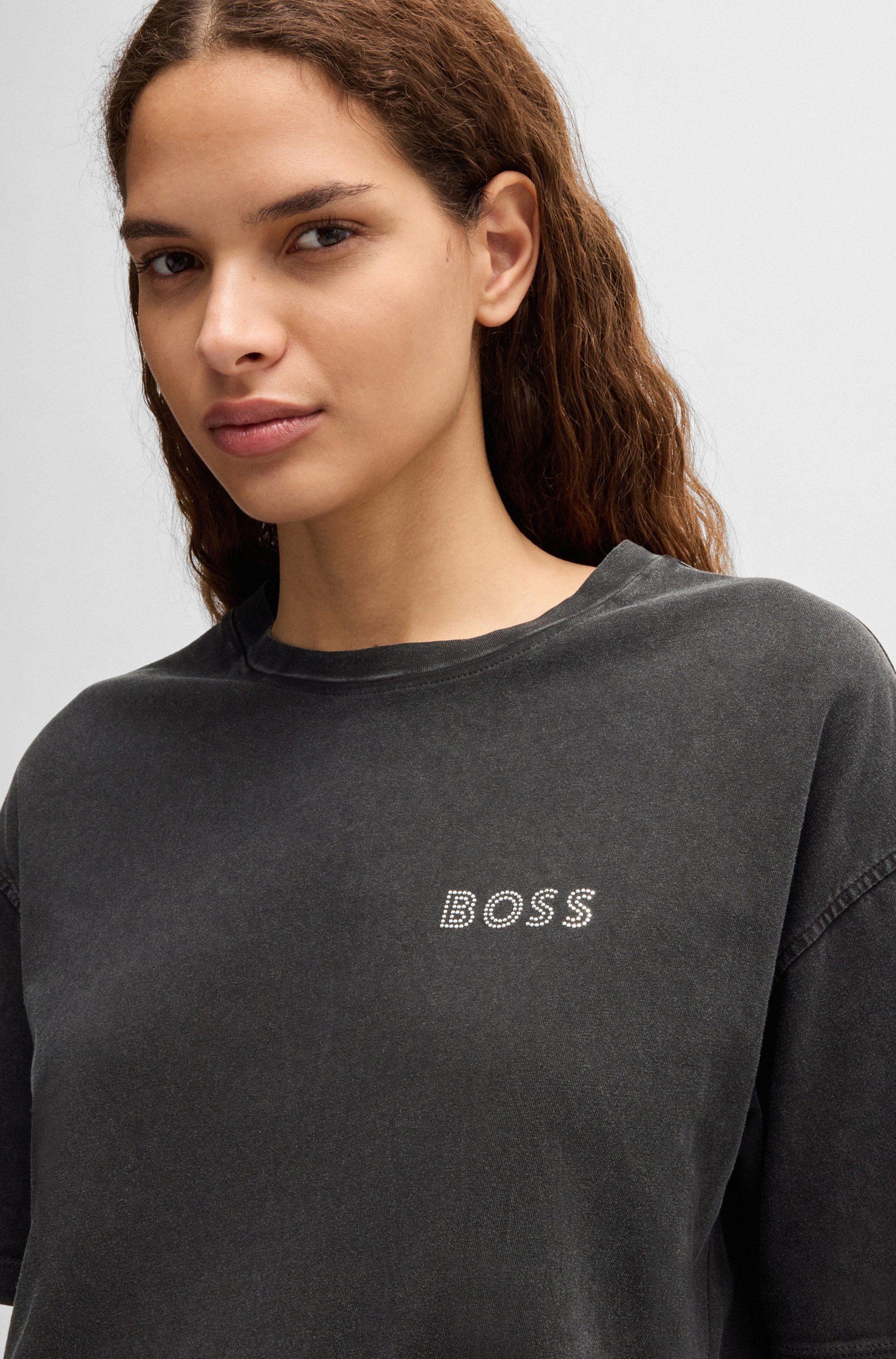 BOSS ORANGE T-Shirt »Fardin Premium Damenmode«, mit seasonal Artwork