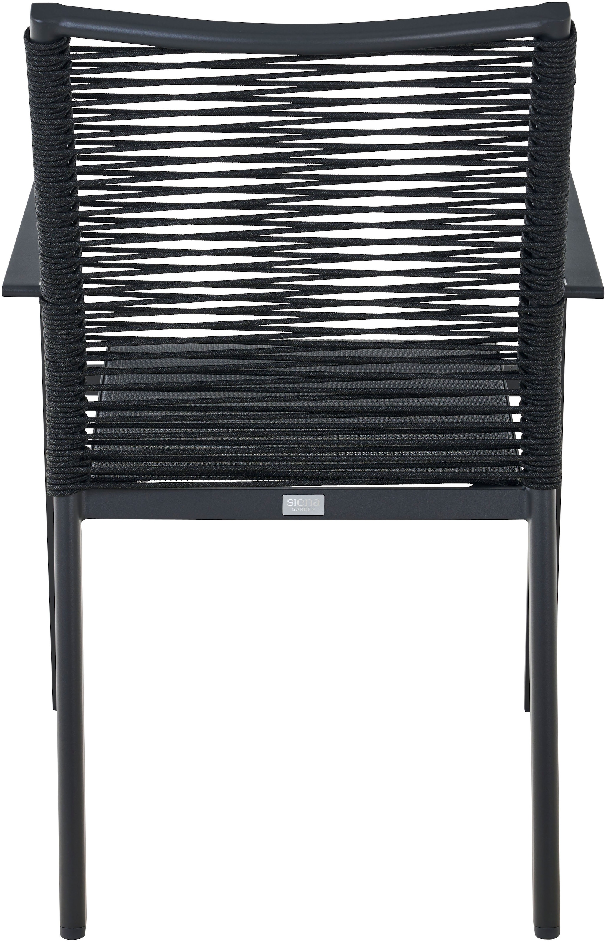 Siena Garden Gartensessel »BOLOGNA Stapelsessel« Aluminiumgestell, Rope Geflecht