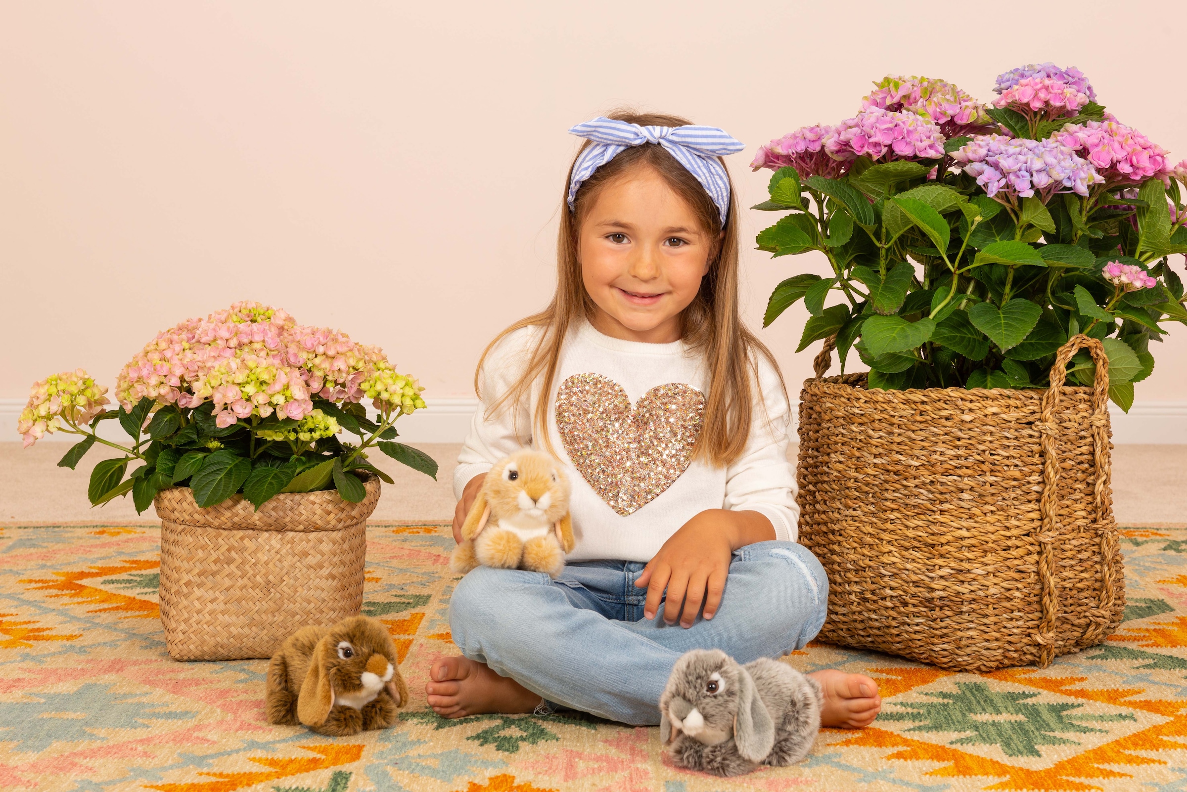 Teddy Hermann® Kuscheltier »Widderkaninchen 18 cm, beige«, zum Teil aus recyceltem Material