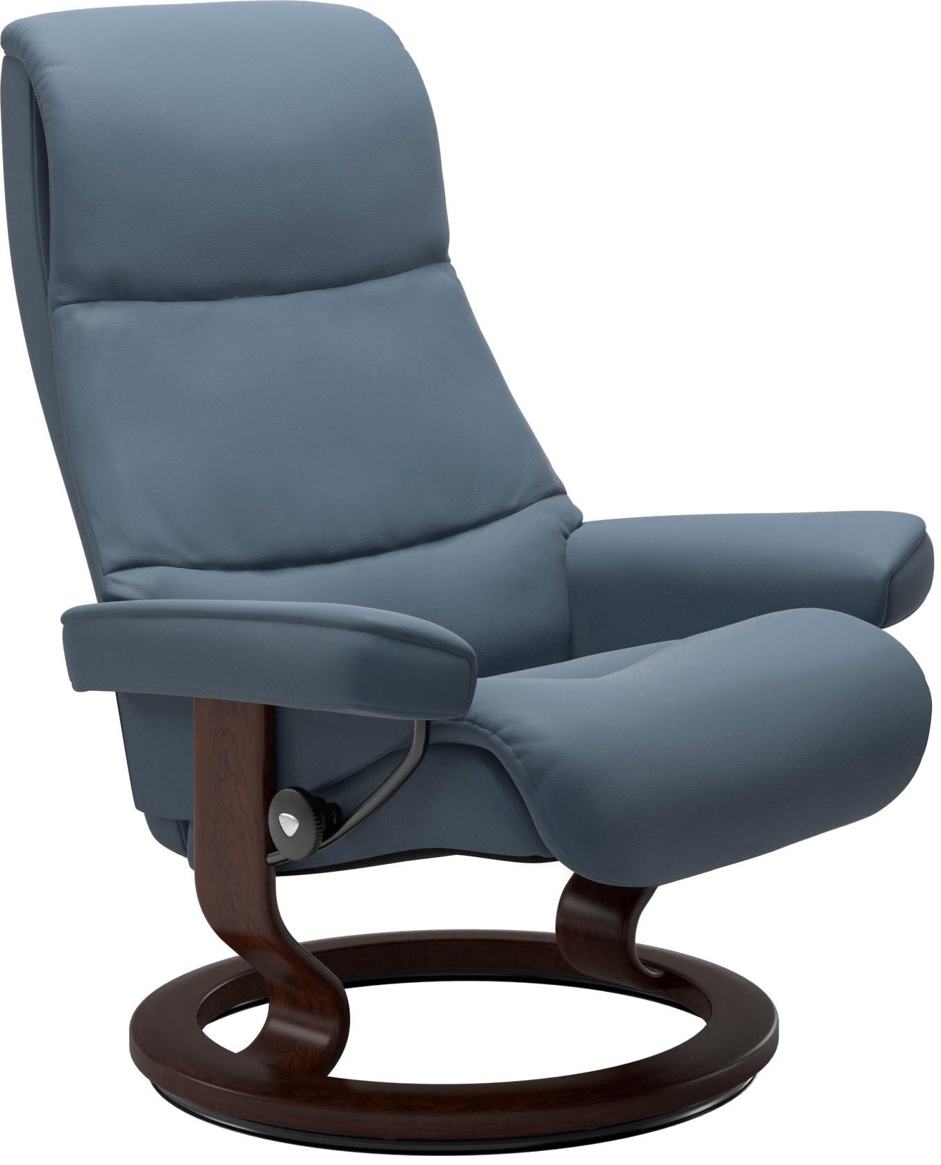 Stressless Relaxsessel "View", mit Classic Base, Größe M,Gestell Braun günstig online kaufen