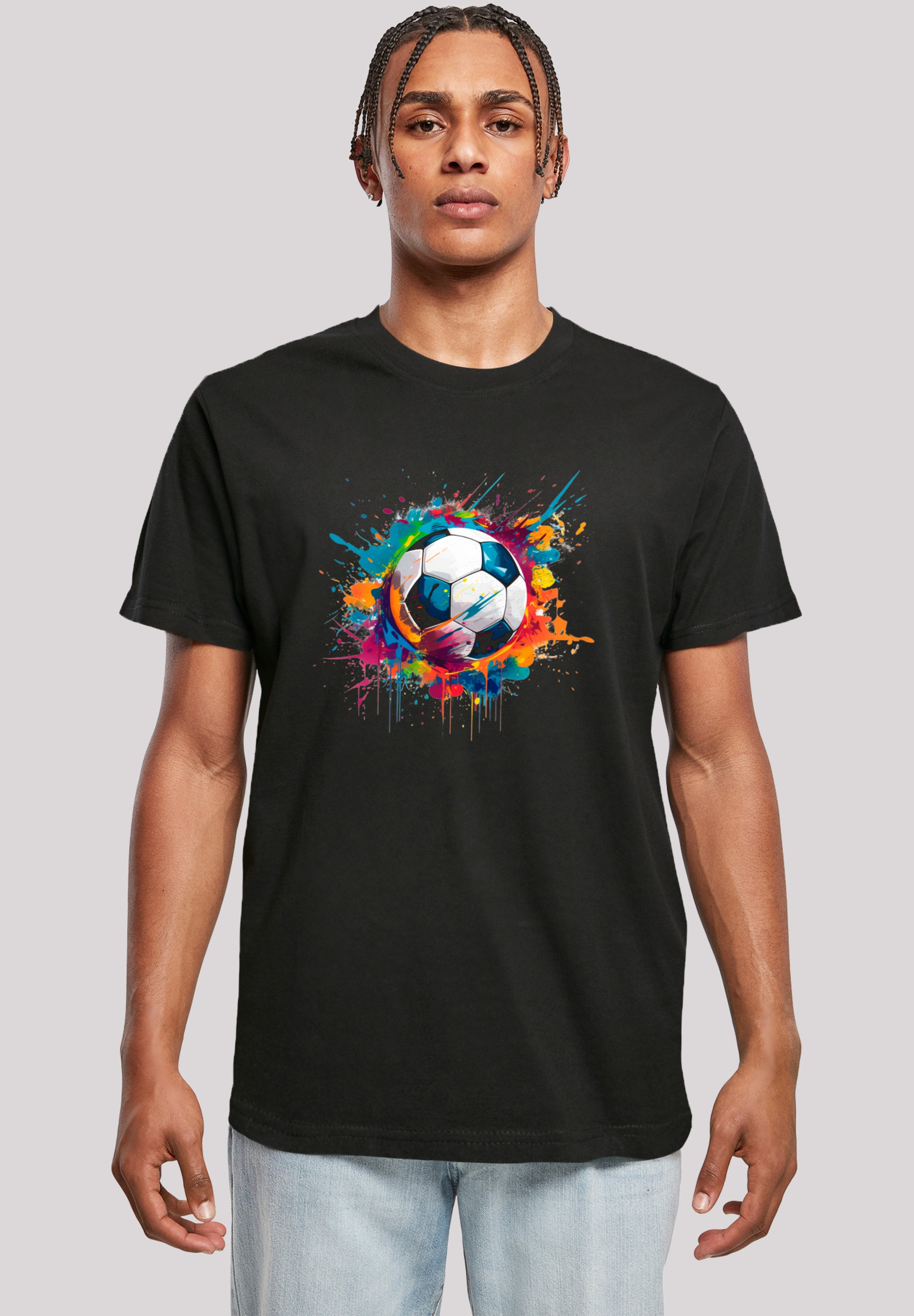 F4NT4STIC T-Shirt "Bunte Fußball Grafik", Premium Qualität günstig online kaufen