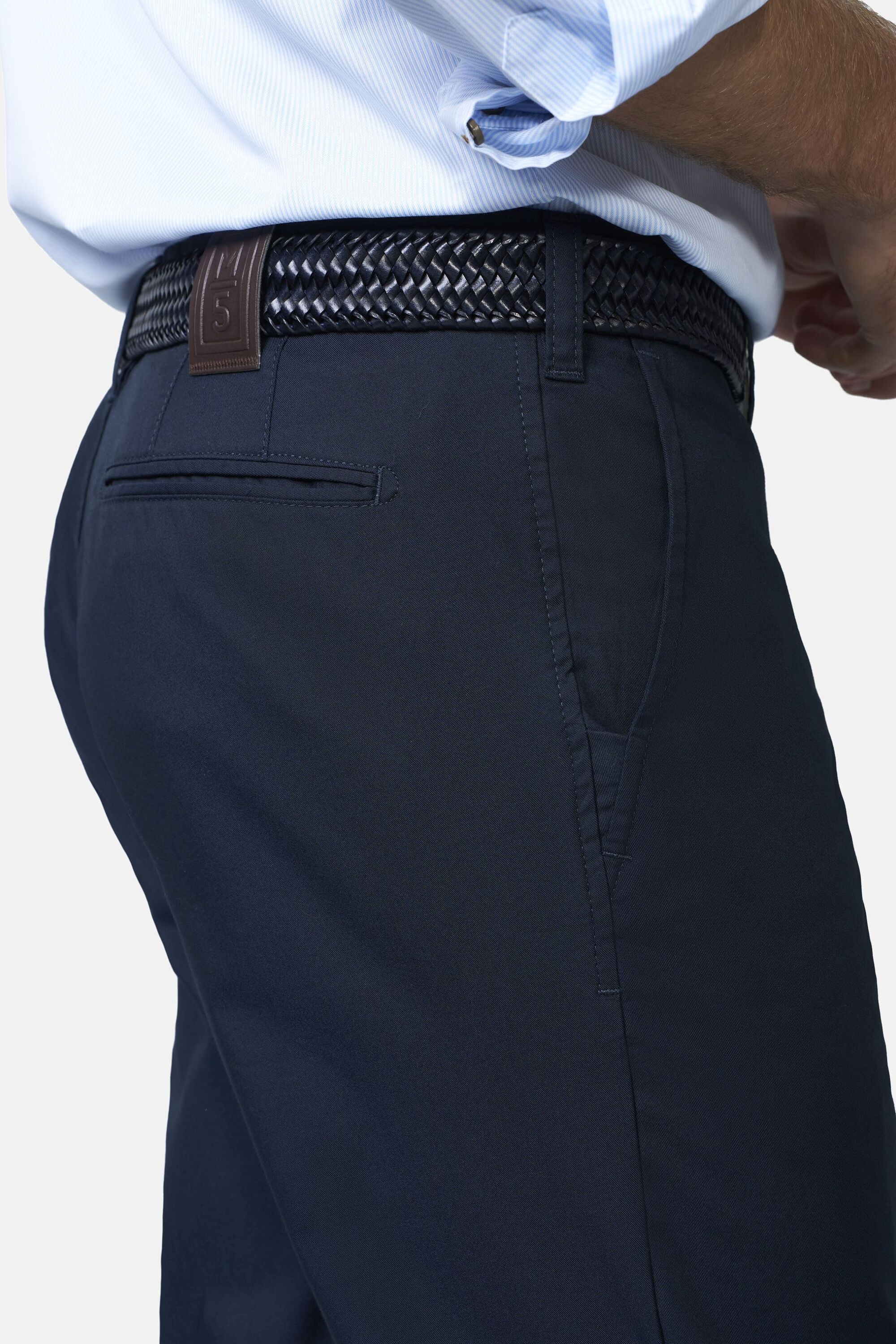 MEYER Chinos »M5 Chino 1-6010«  mit buntgewebtem Innenfutter