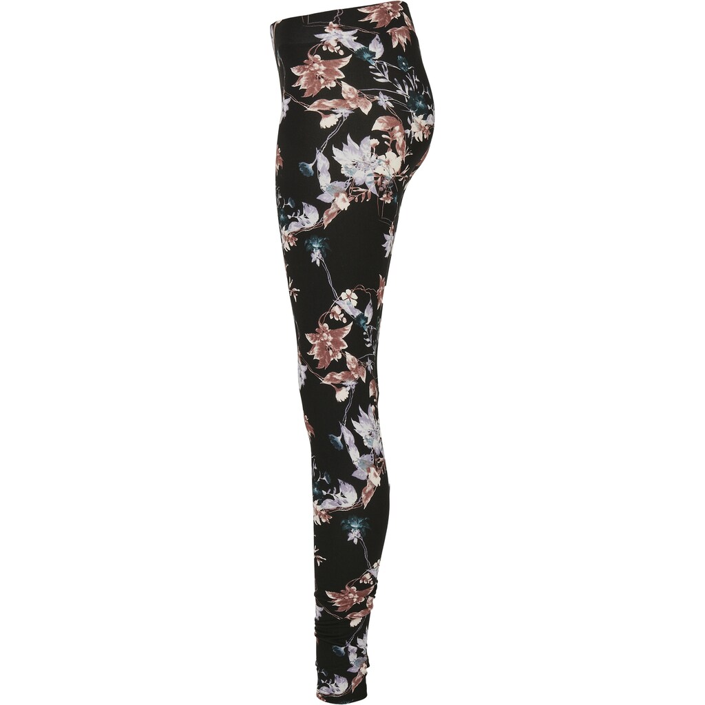 URBAN CLASSICS Leggings »Urban Classics Damen Ladies Soft AOP Leggings«, (1 tlg.)