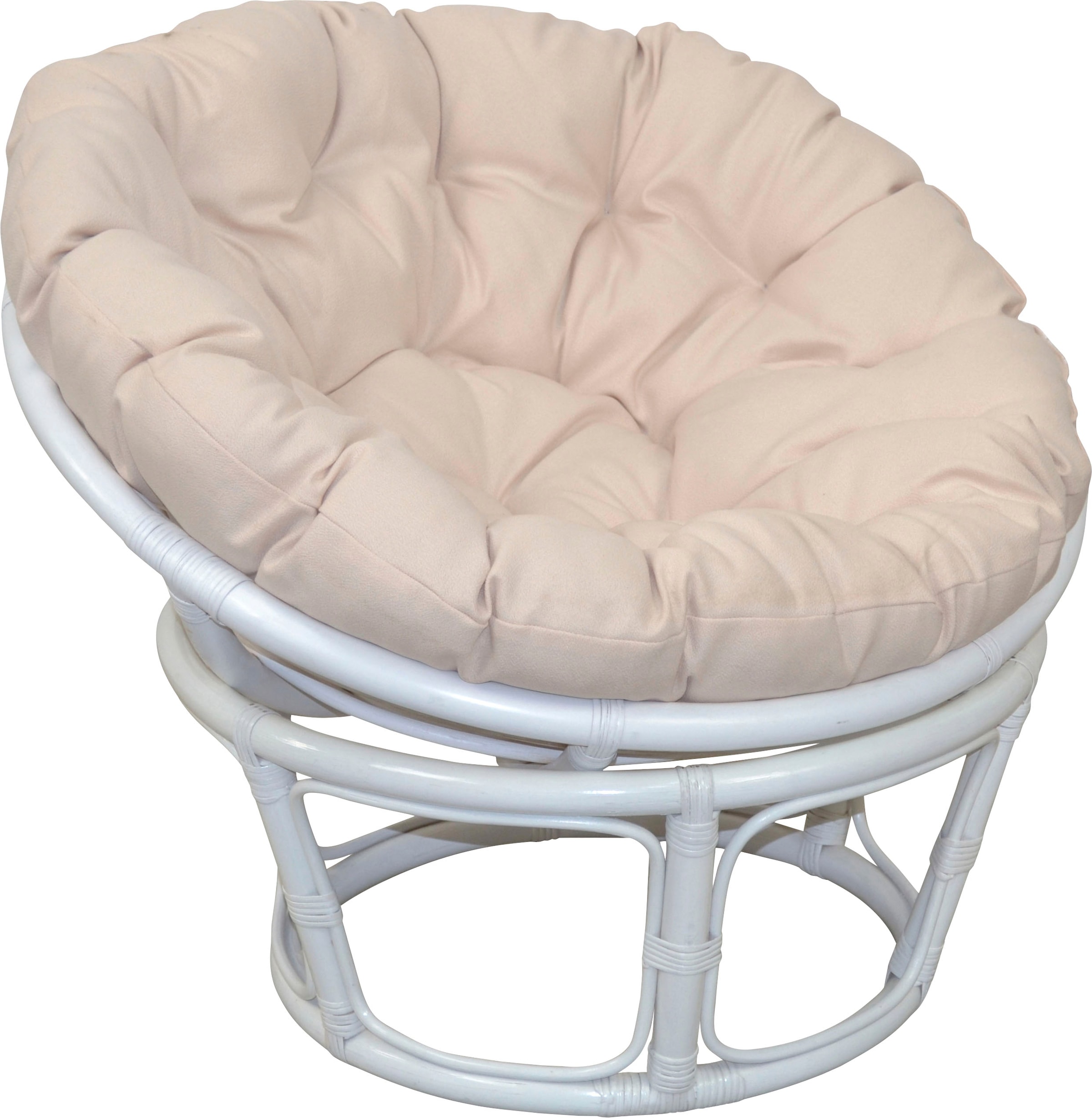 Home affaire Rattanstuhl "Papasansessel" () aus geflochtenem Rattan, in verschiedenen Größen (80-110 cm)