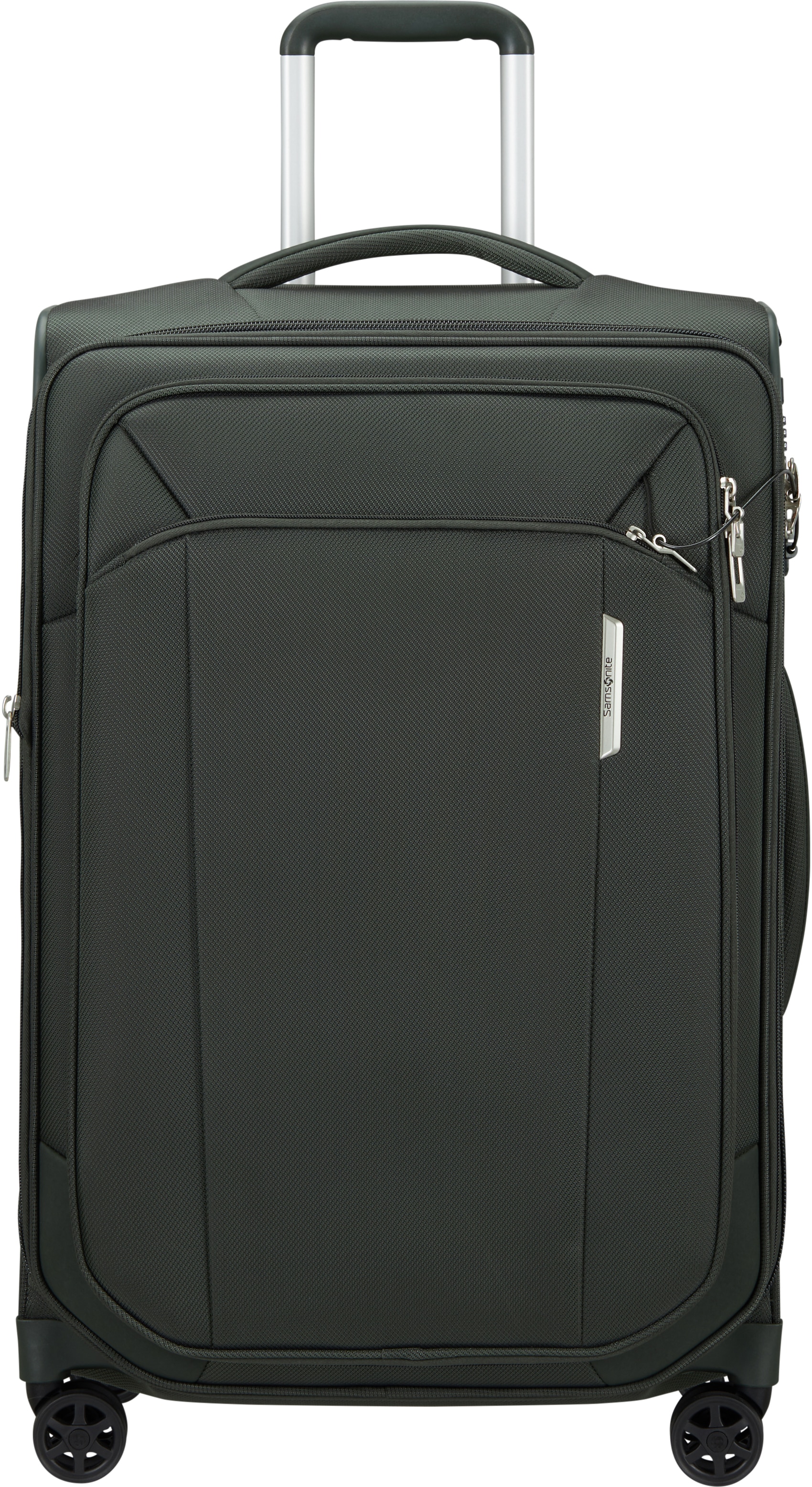 Samsonite Weichgepäck-Trolley "RESPARK, 67 cm", 4 St. Rollen, Reisekoffer Aufgabegepäck Reisegepäck mit Volumenerweiteru