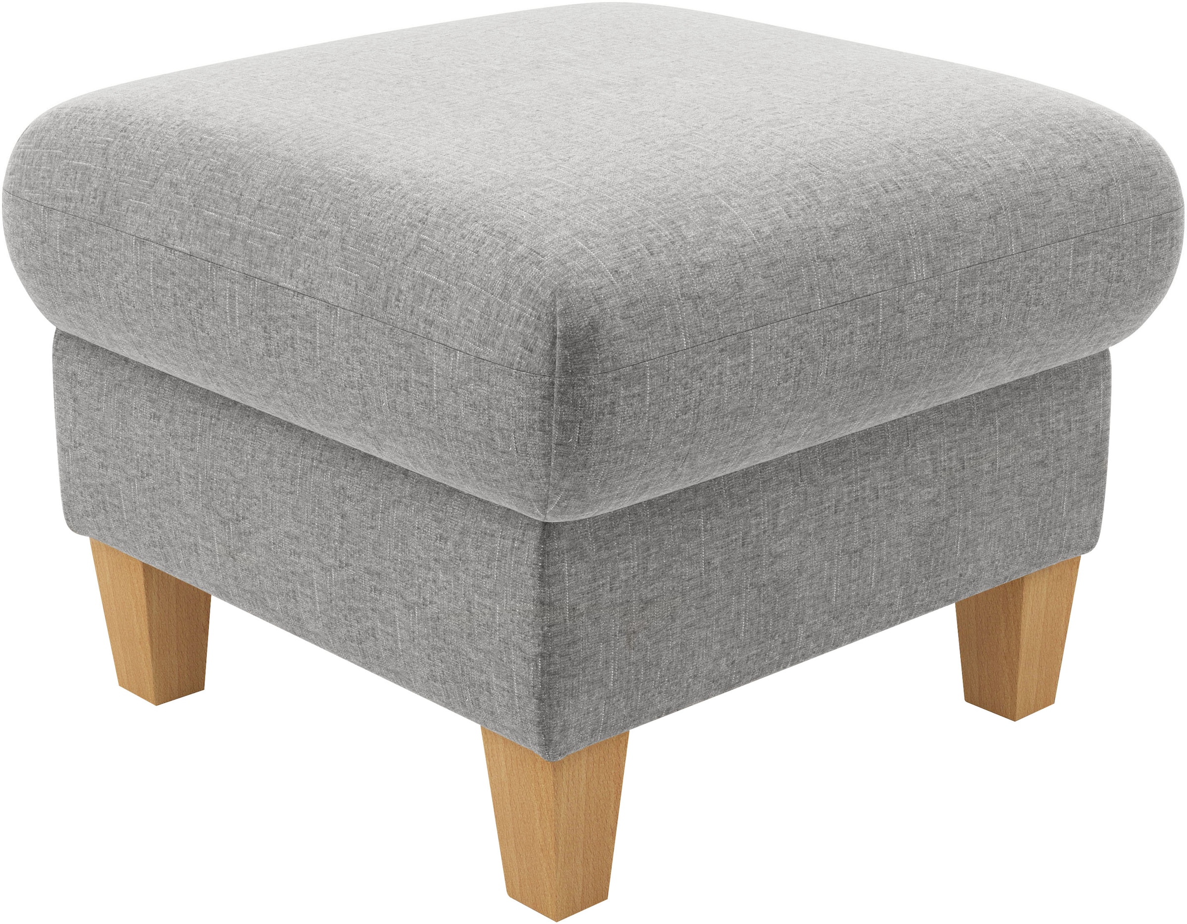Home affaire Polsterhocker »Rochelle«, (1 St.), Massive 12 cm Holzbeine
