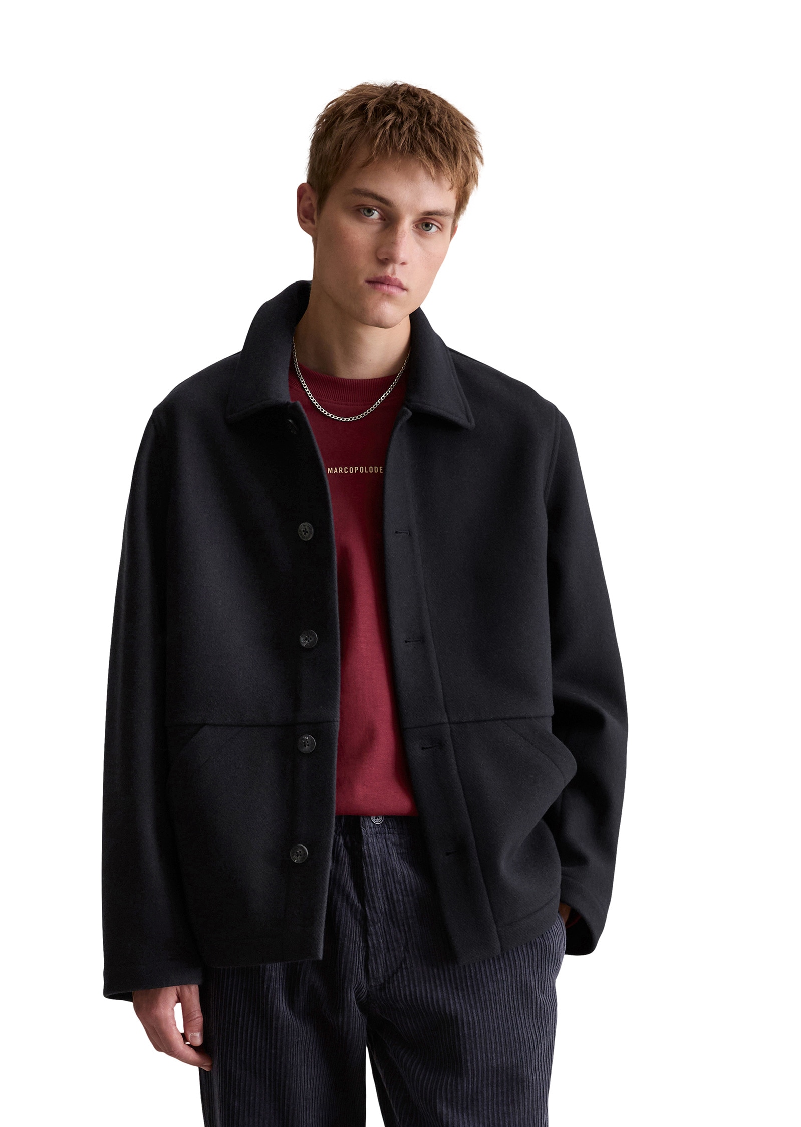 Marc OPolo DENIM Outdoorjacke "in robuster Twill-Qualität", ohne Kapuze günstig online kaufen