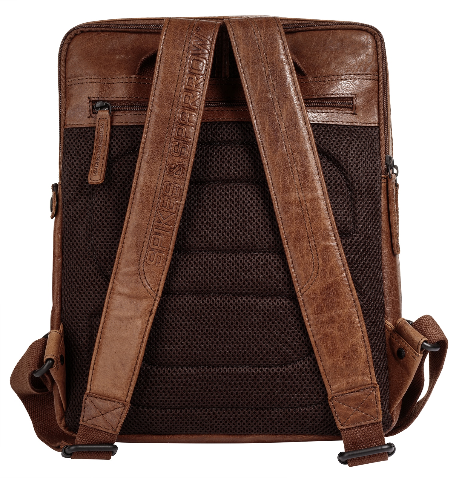 Spikes &amp; Sparrow Laptoprucksack echt Leder ZN7210