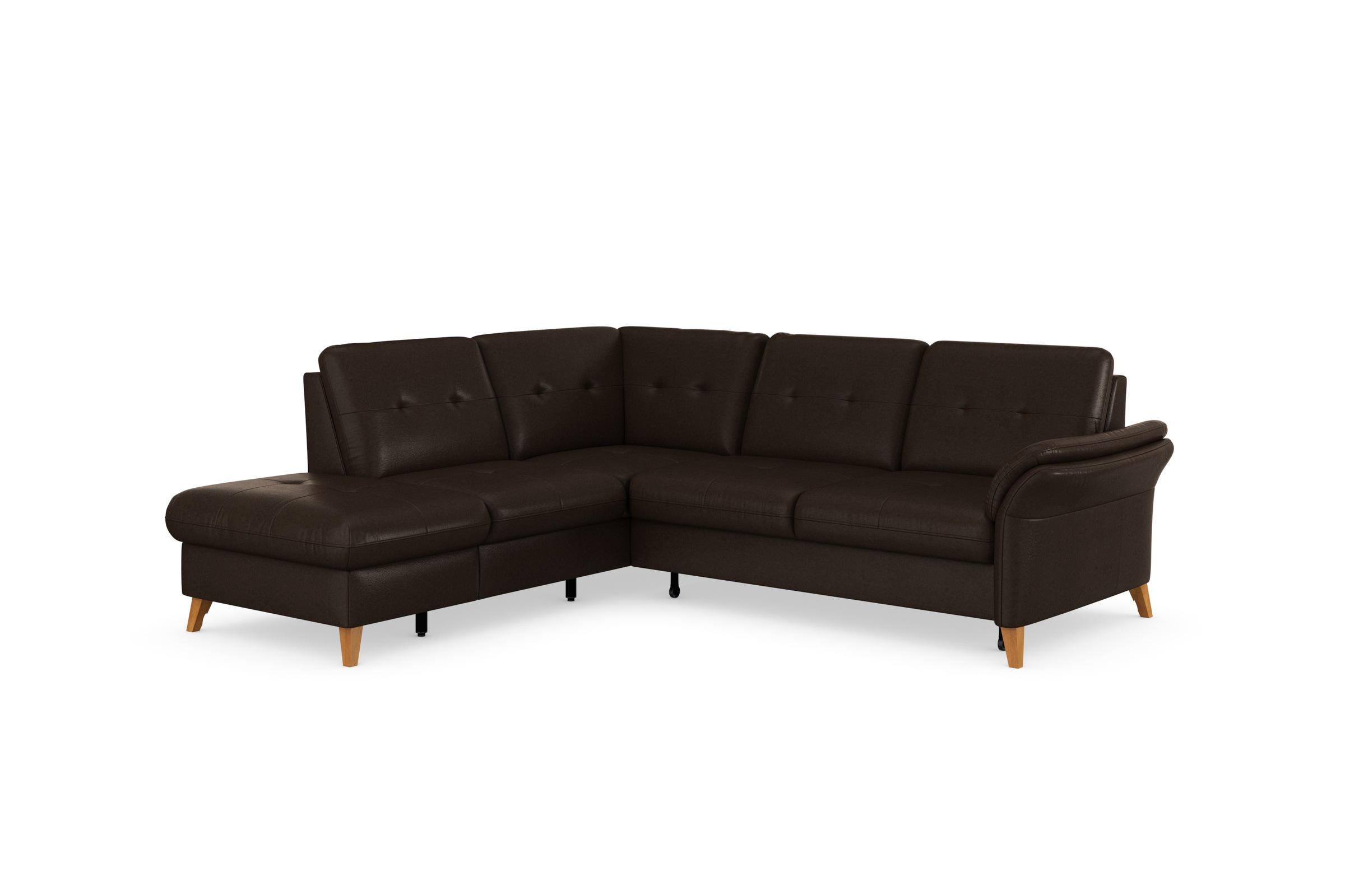 Thumbnail - sit&more Ecksofa "Göteborg" inkl. Sitztiefenverstellung, wahlweise mit Bettfunktion & Bettkasten