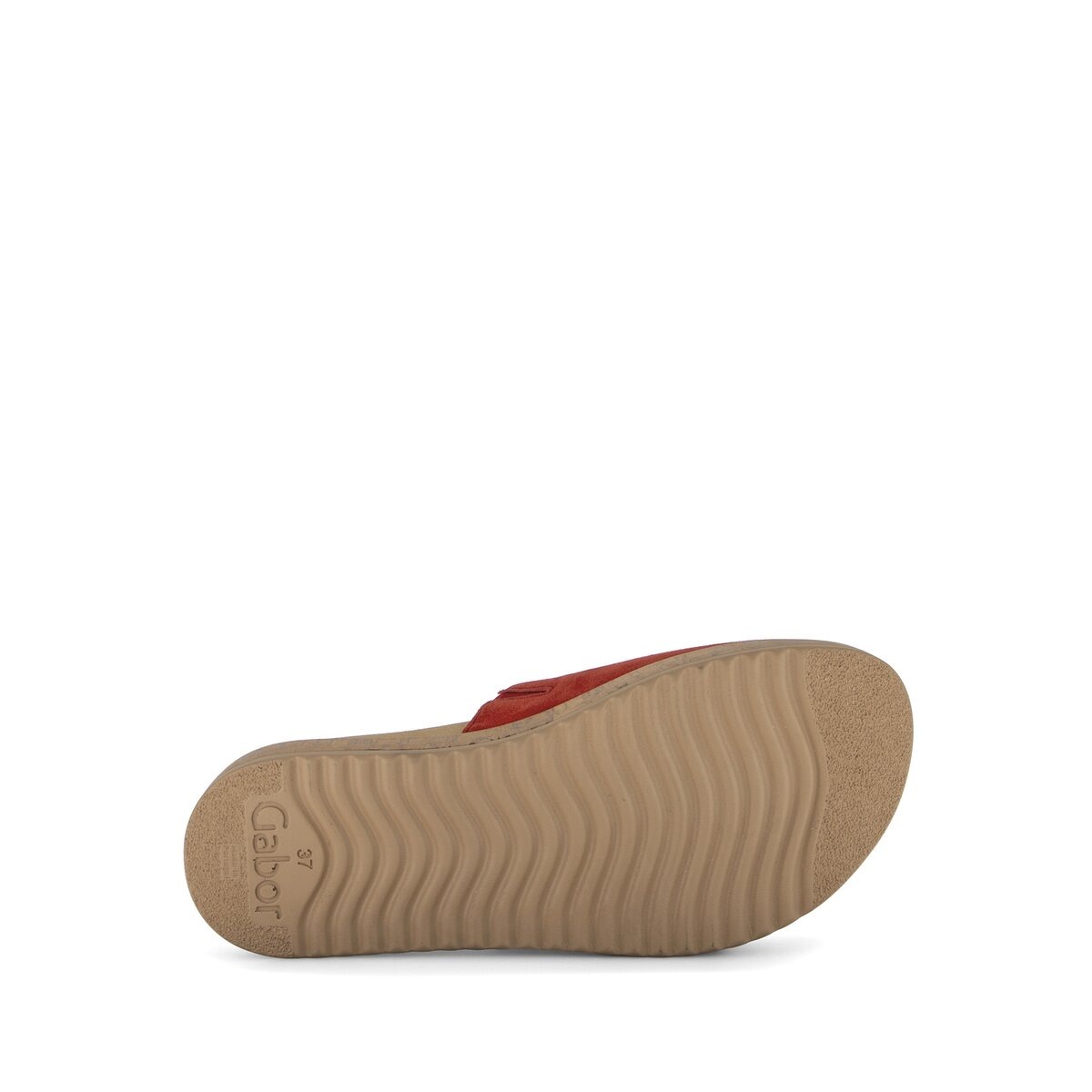 Pantolette GABOR "Pantolette", Damen, Gr. 38, rot, Schuhe Pantolette 3