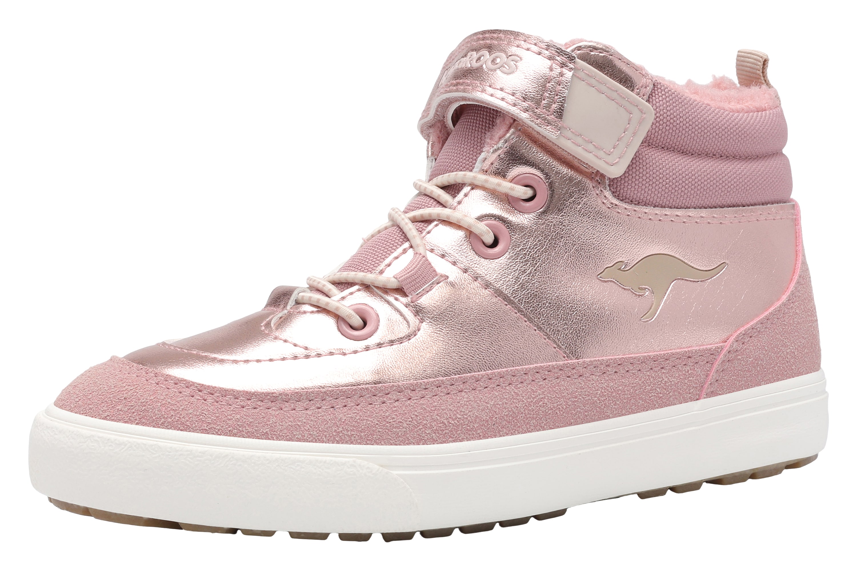 KangaROOS Sneaker "Kavu Riley EV" Warmfutter, Reißverschluss,Winterschuhe, Schnürboots, Sneakerboots