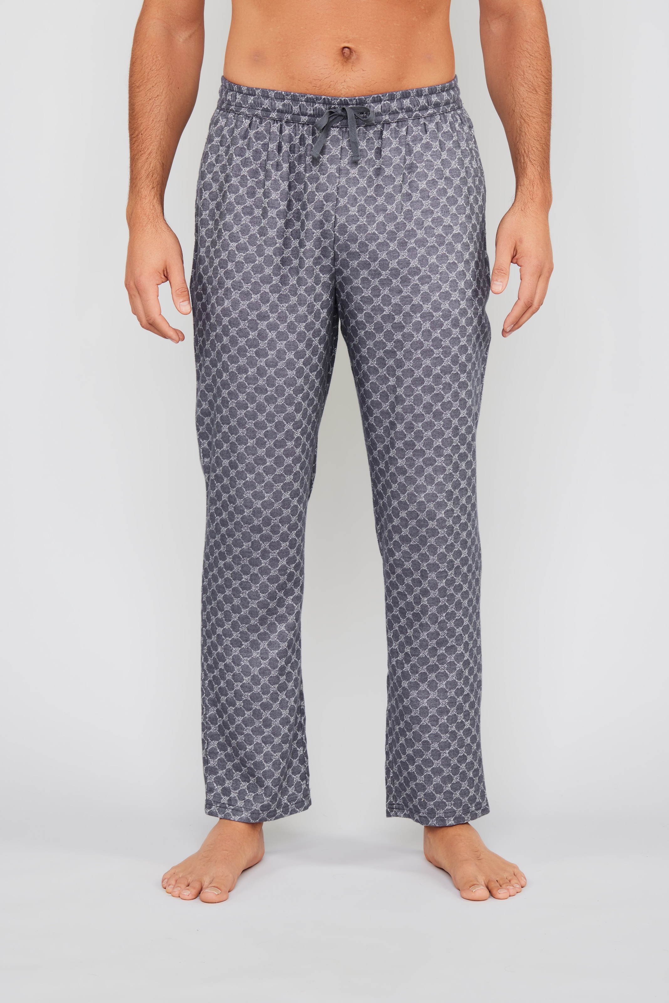 Marc OPolo Pyjamahose "Relax", Baumwoll-Viskose-Mix, Cornflower-Design, Reg günstig online kaufen