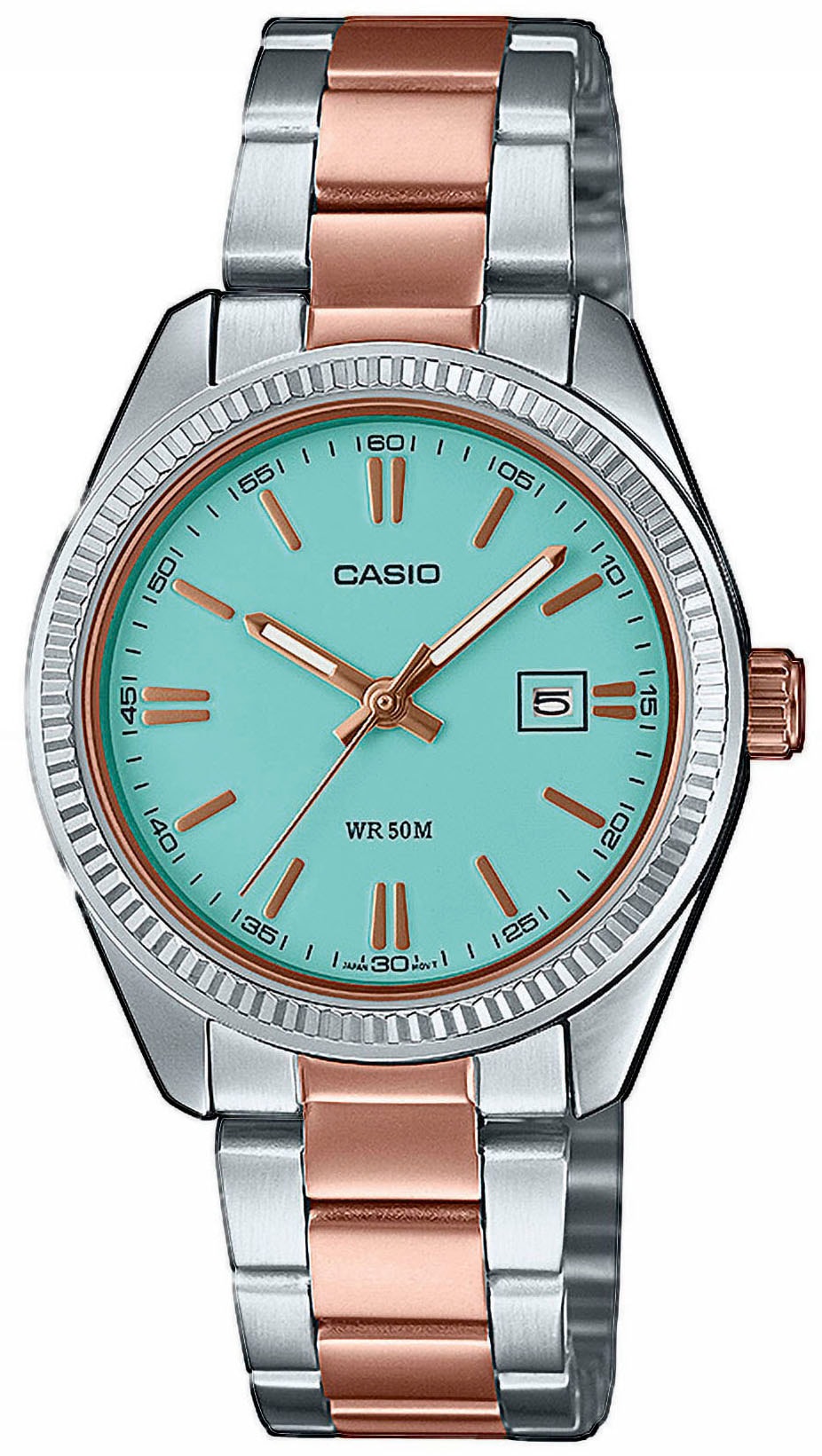 Casio Collection Quarzuhr »LTP-1302PRG-2AVEF«, Armbanduhr, Damenuhr, analog, Datum