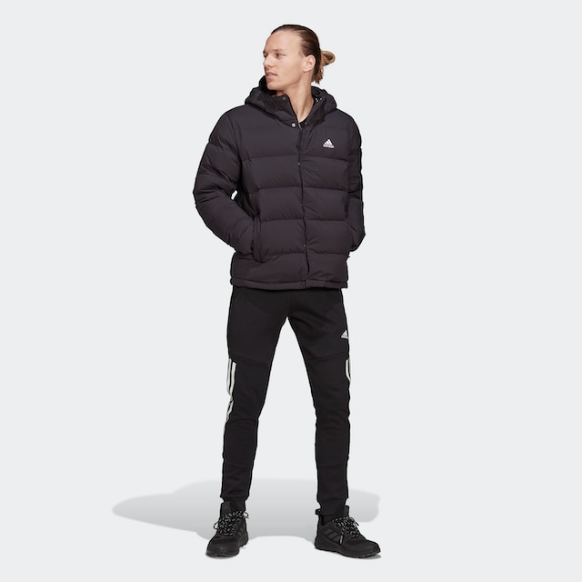 adidas Sportswear Outdoorjacke »HELIONIC HOODED DAUNENJACKE«, mit Kapuze ▷  kaufen | BAUR