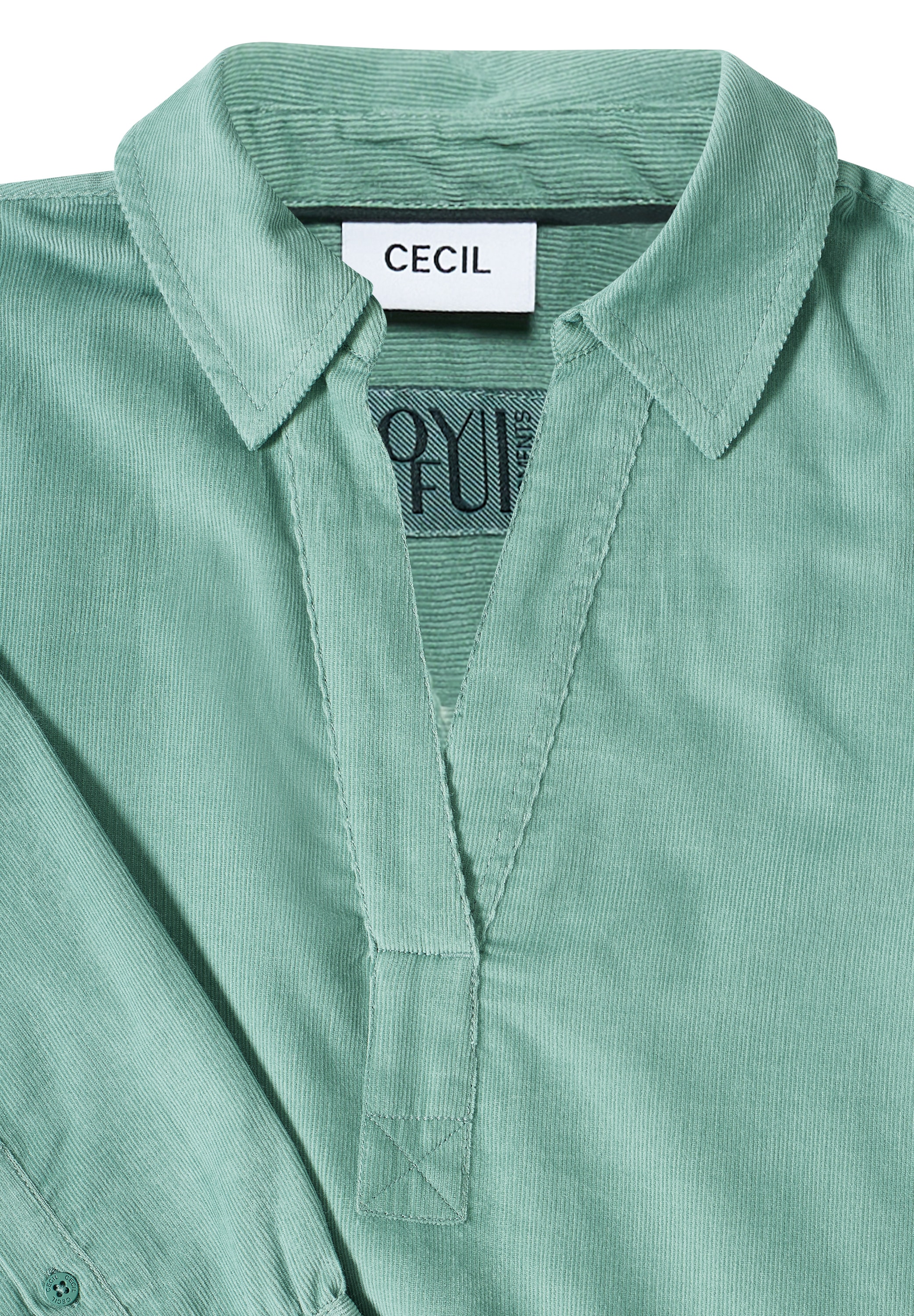 Cecil Midikleid Ohne Taschen in Unifarbe