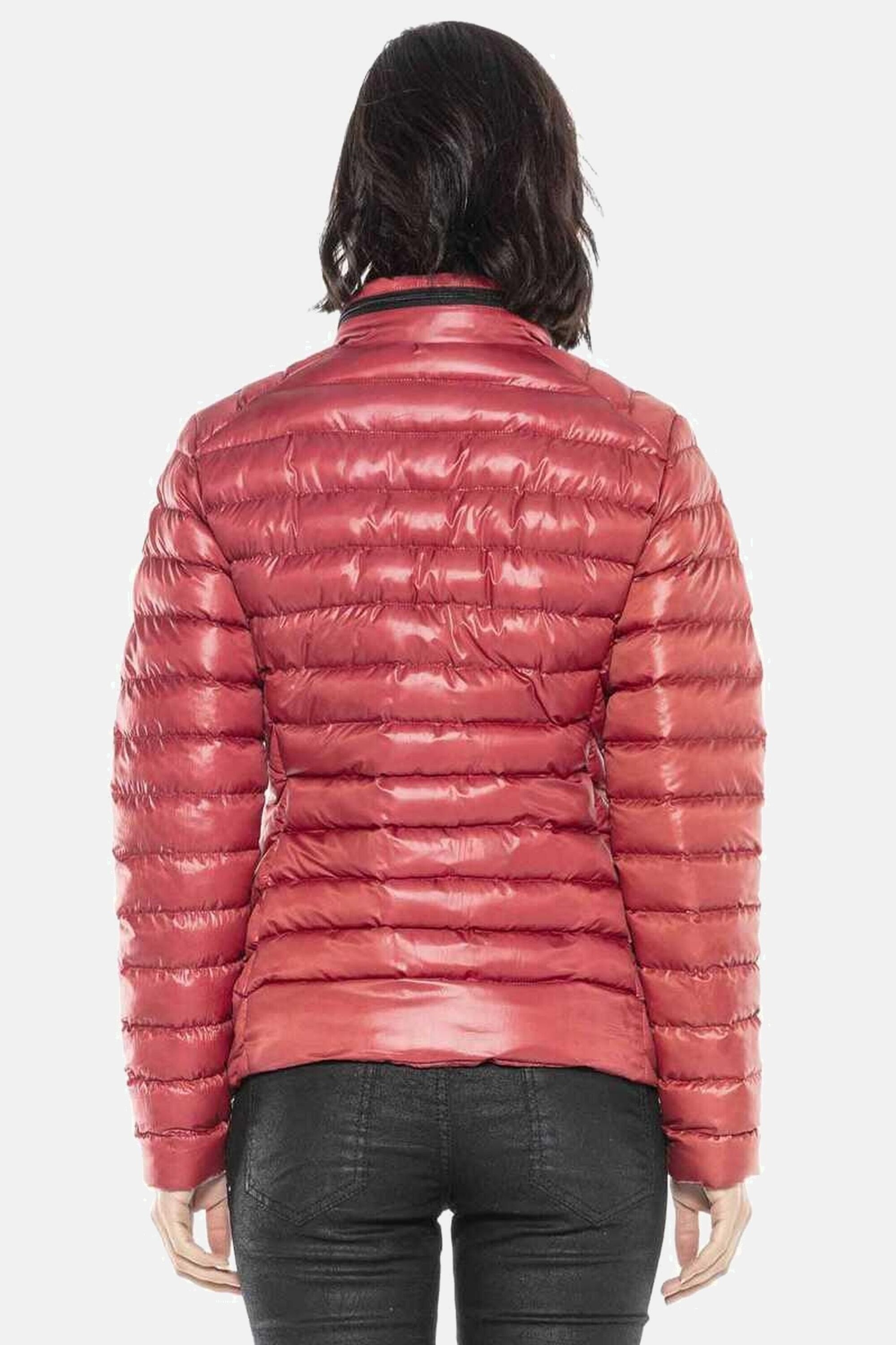 Cipo & Baxx Winterjacke »Steppjacke in tollem Design«, ohne Kapuze, mit Markenpatch, WM113
