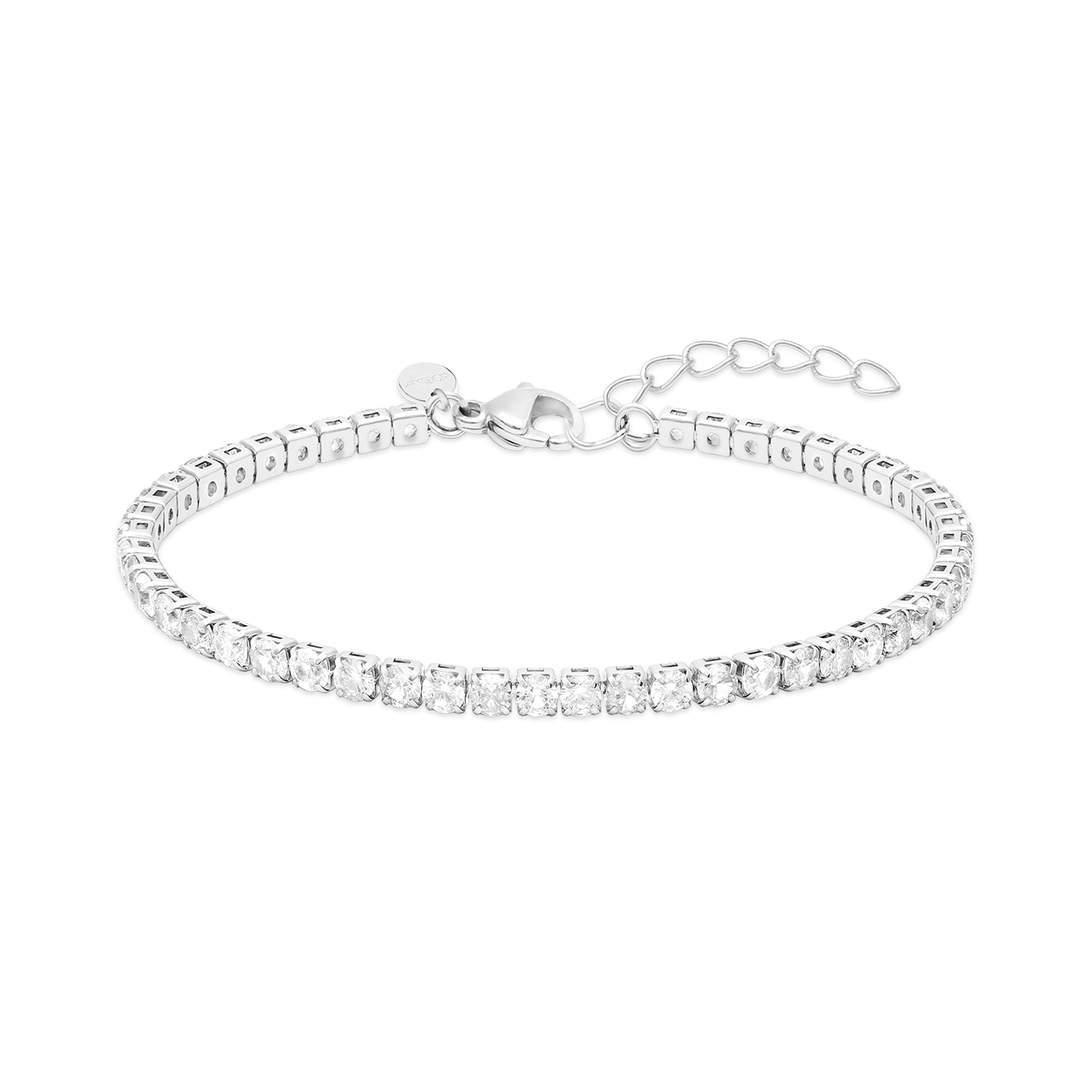 s.Oliver Armband »Stone Row« mit Zirkonia (synth.)