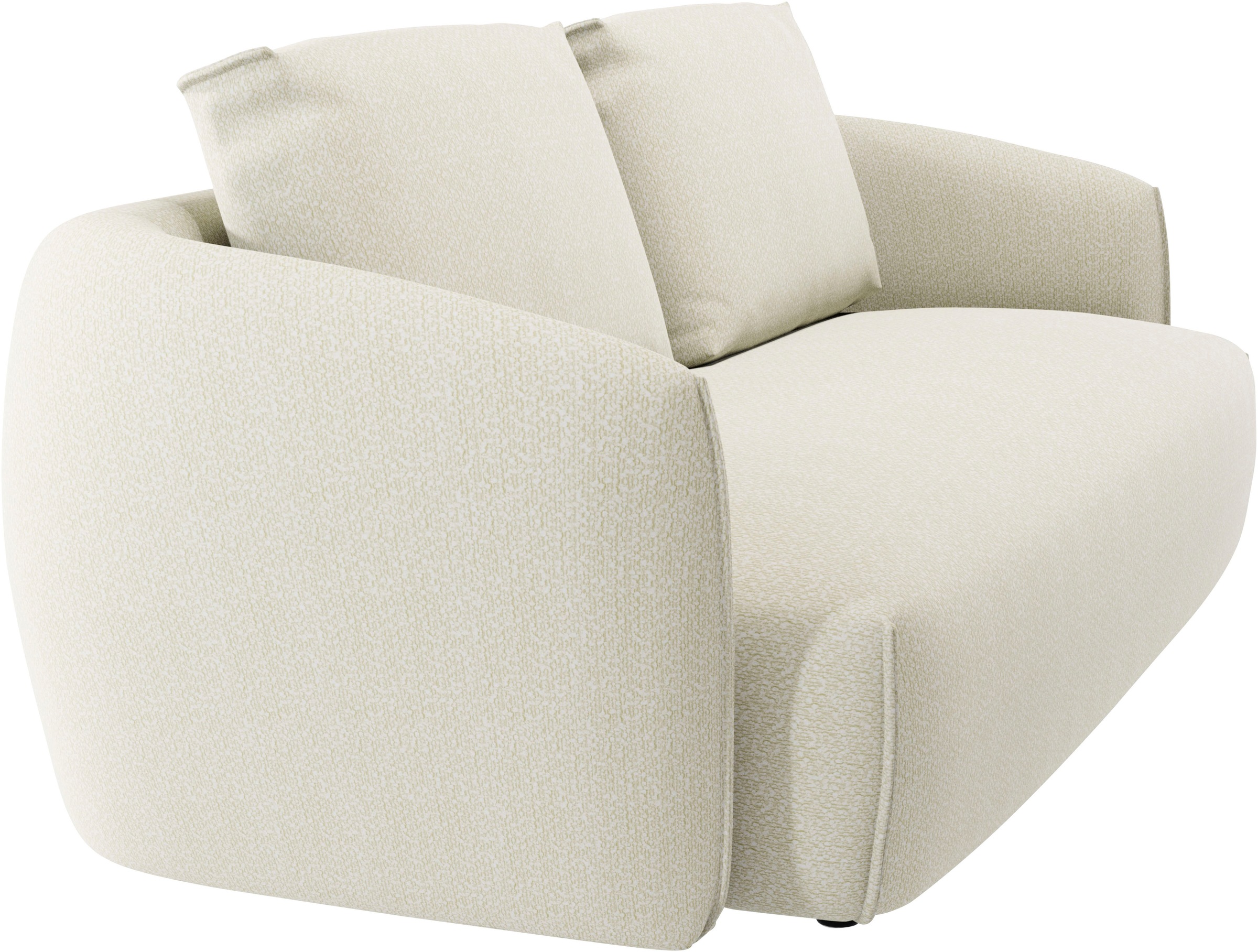 Guido Maria Kretschmer Home&Living 3-Sitzer »Shawn Designsofa mit elegant geschwungen Armlehnen, bequem«, organischer Form, mit hochwertigem Bezug