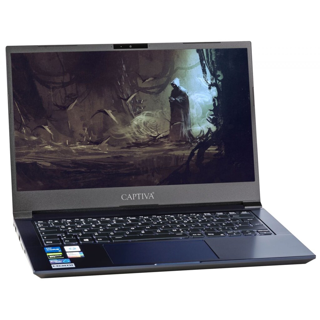 CAPTIVA Gaming-Notebook »Advanced Gaming I68-413«, / 14 Zoll, Intel, Core i5, GeForce RTX 3050 Ti, 500 GB SSD