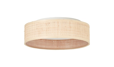 Places of Style Deckenleuchte »Elijah«, 2 flammig-flammig, Deckenlampe  Stoff Textilschirm Ø 45cm | BAUR