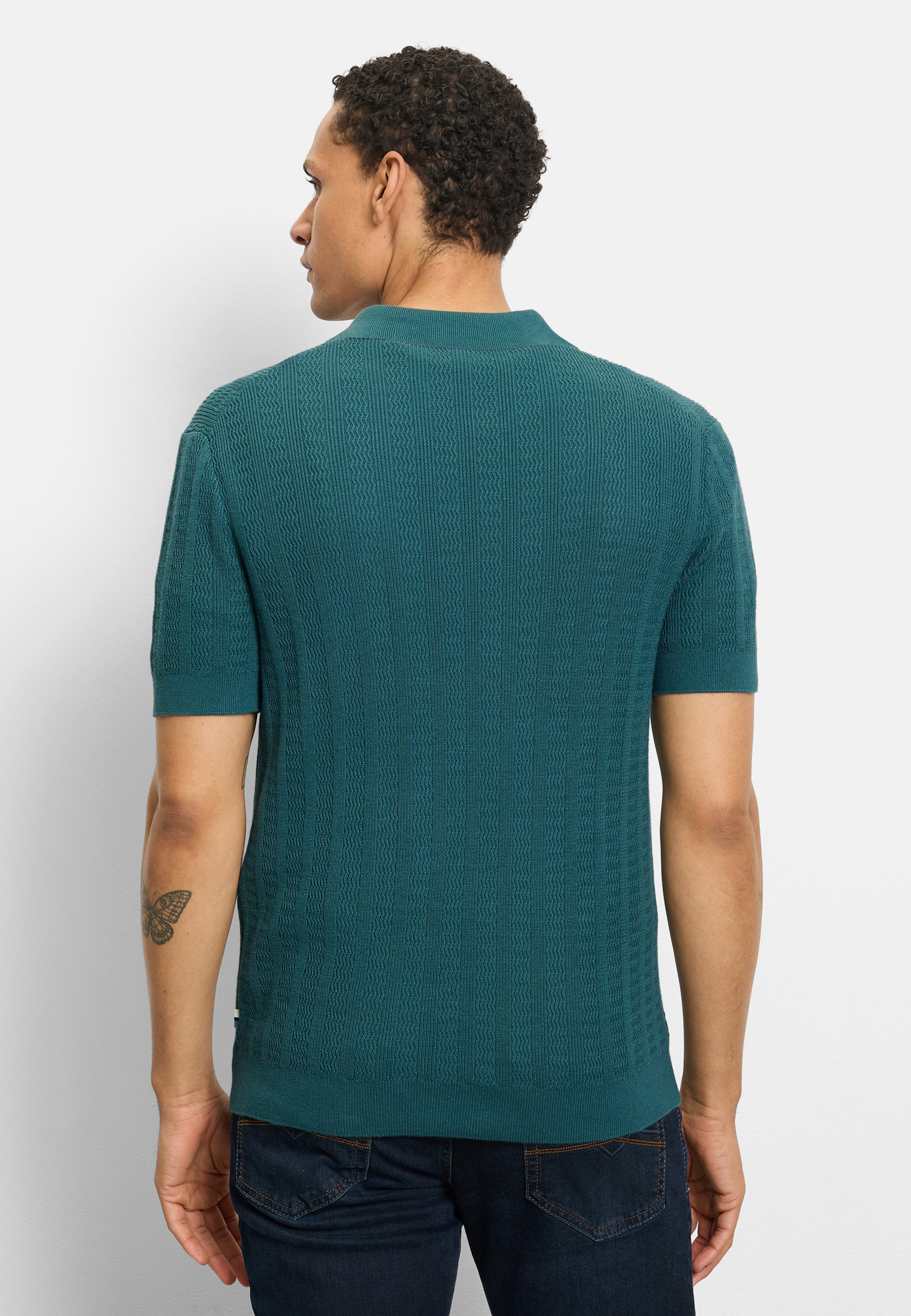 OLYMP Poloshirt »OLYMP Casual Strick, Polo«