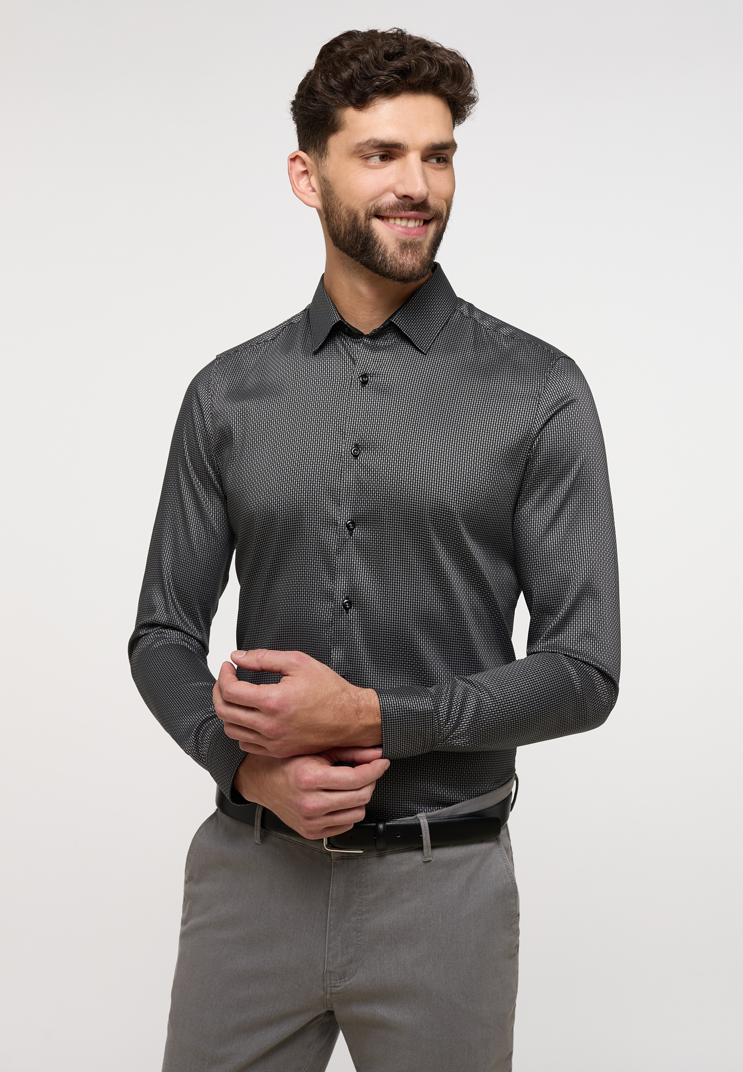 Eterna Langarmhemd "SUPER SLIM" EASY IRON (bügelleicht) günstig online kaufen