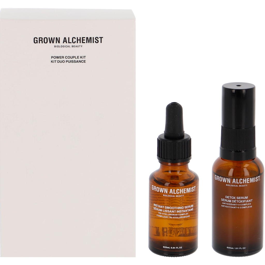 GROWN ALCHEMIST Gesichtspflege-Set »Power Couple Kit« (2 tlg.) Detox Serum 30 ml + Instant Smoothing Serum 25 ml