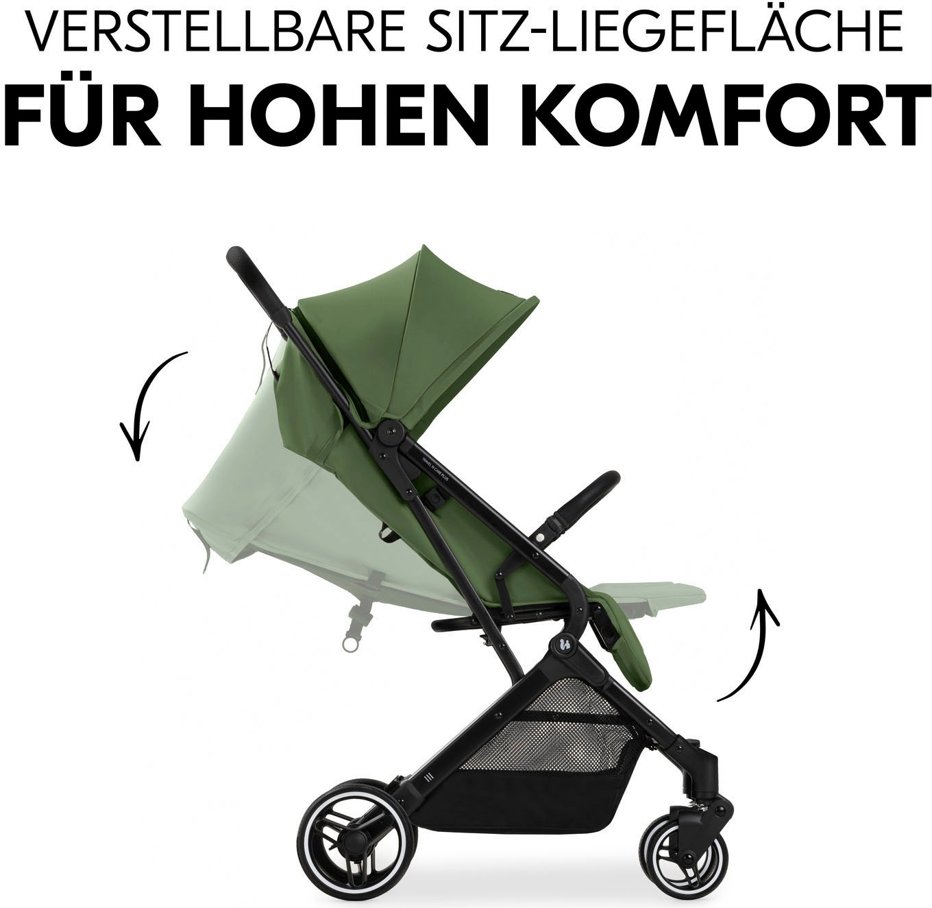 Hauck Kinder-Buggy »Travel N Care Plus Buggy, green«, 22 kg