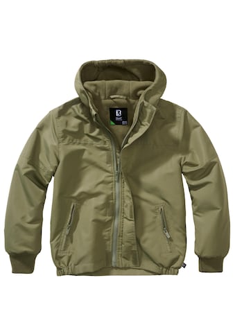 Allwetterjacke »Brandit Unisex Kids Windbreaker Frontzip«, (1 St.), mit Kapuze