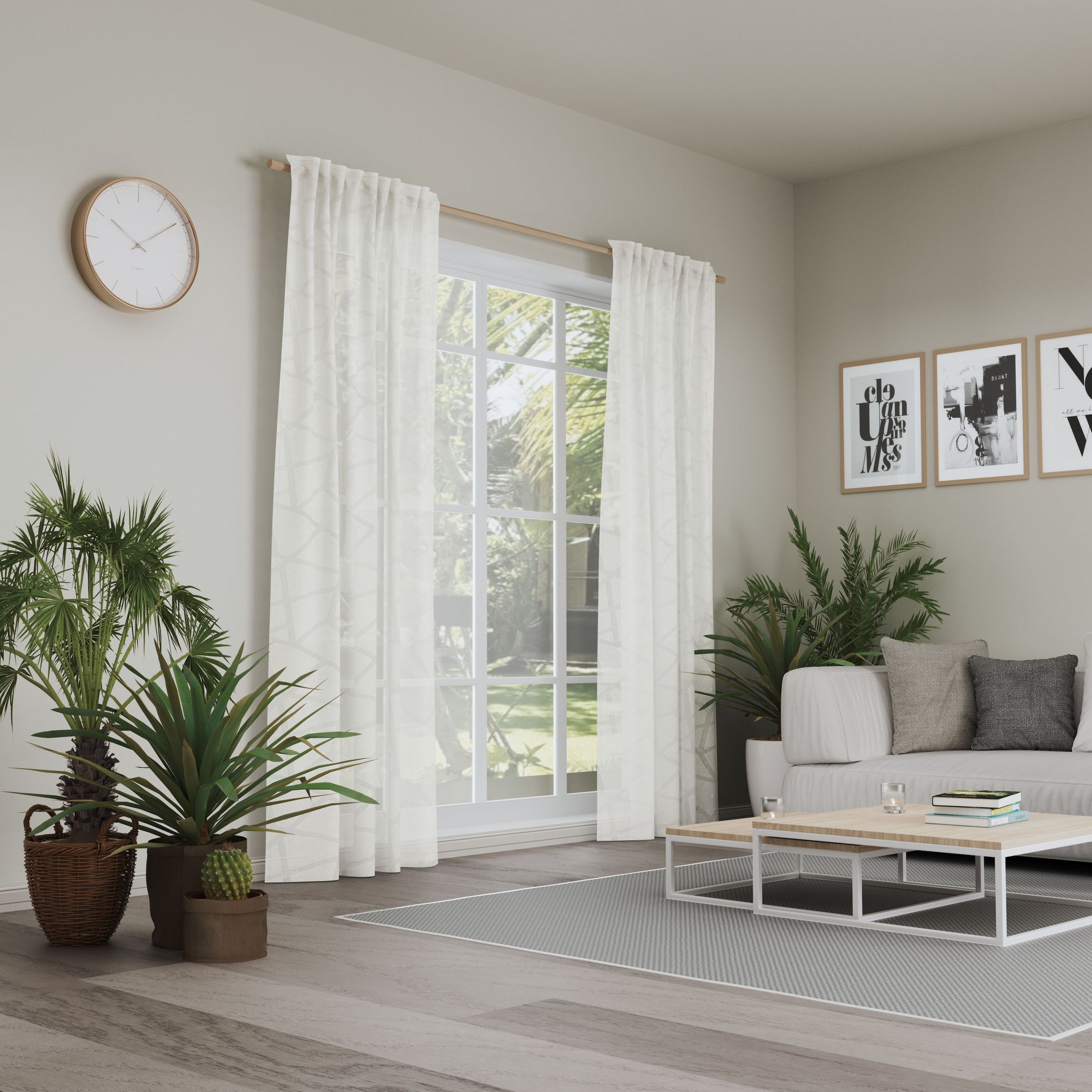 Neutex for you Vorhang "ALLEGRO" Multifunktionsband 1 Stk. tlg. Buntweber m günstig online kaufen