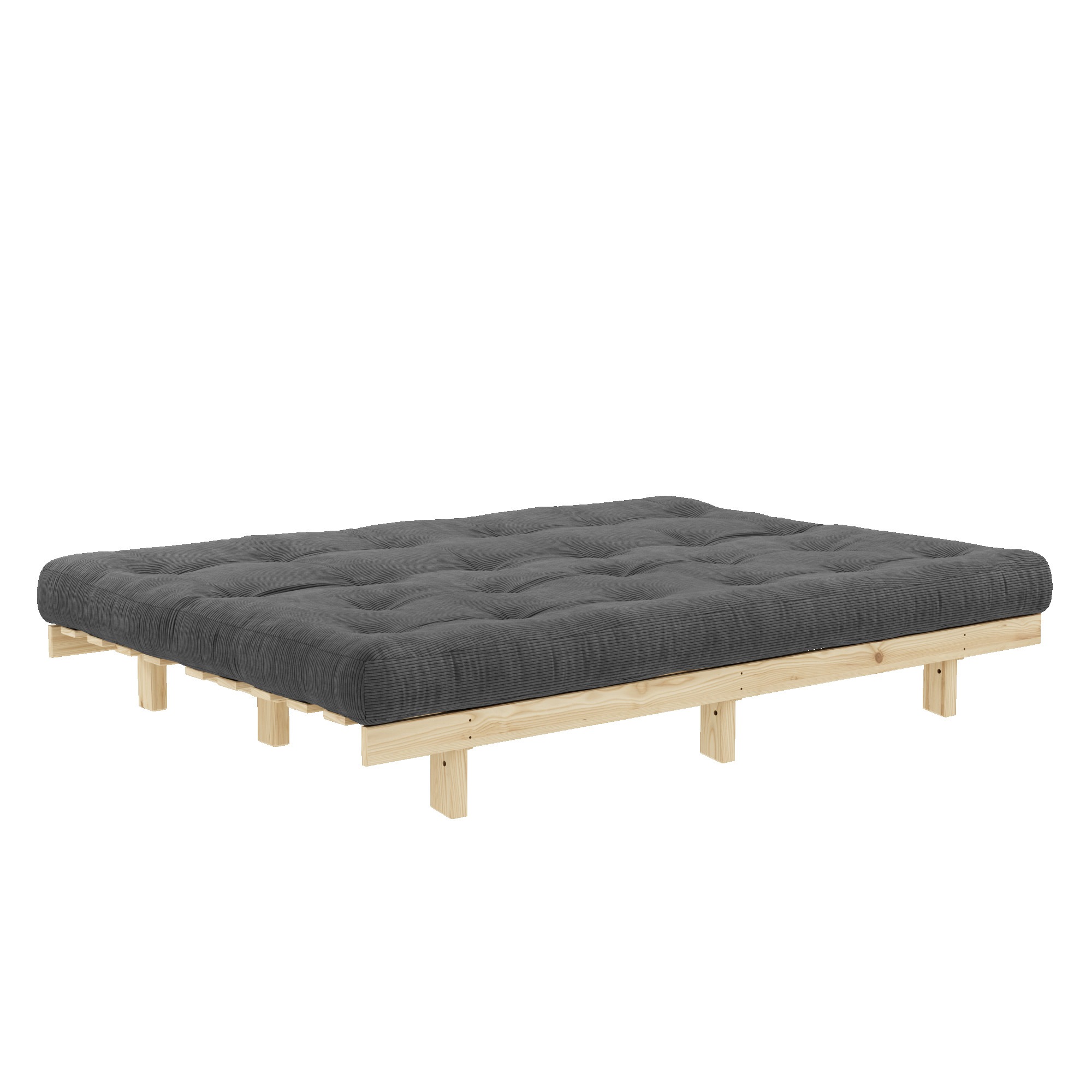 Karup Design Schlafsofa »Lean 200 Schlafsofa, Gästebett, Sofa mit Futonmatratze«, (2 St.), Inkl. Futonmatratze, Liegefläche 130x200 cm, FSC® zertifizierte Kiefer