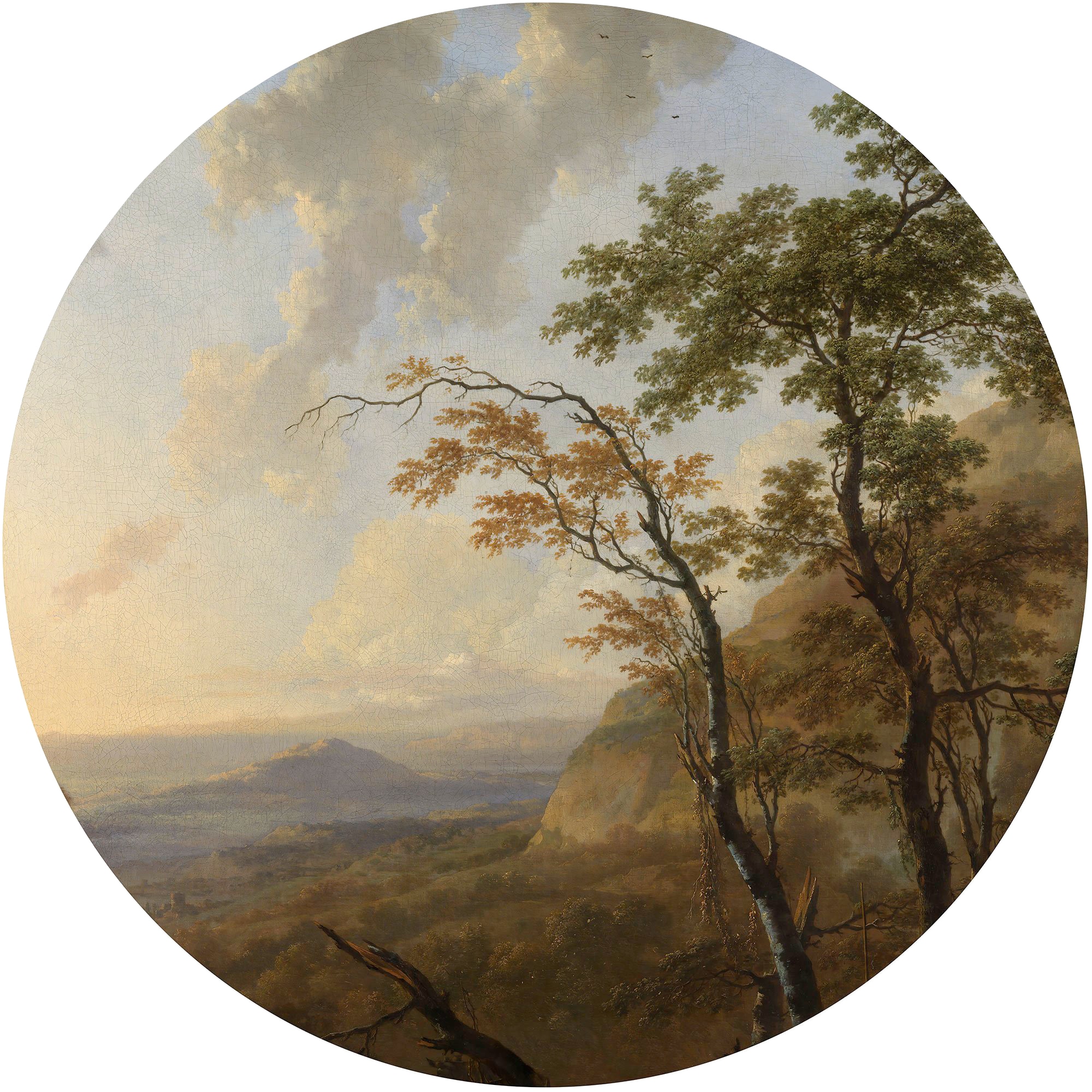 Komar Vliestapete "Vlies selbstklebend - Horizon - Größe 125 x 125 cm" bedruckt glatt Wohnzimmer, Schlafzimmer