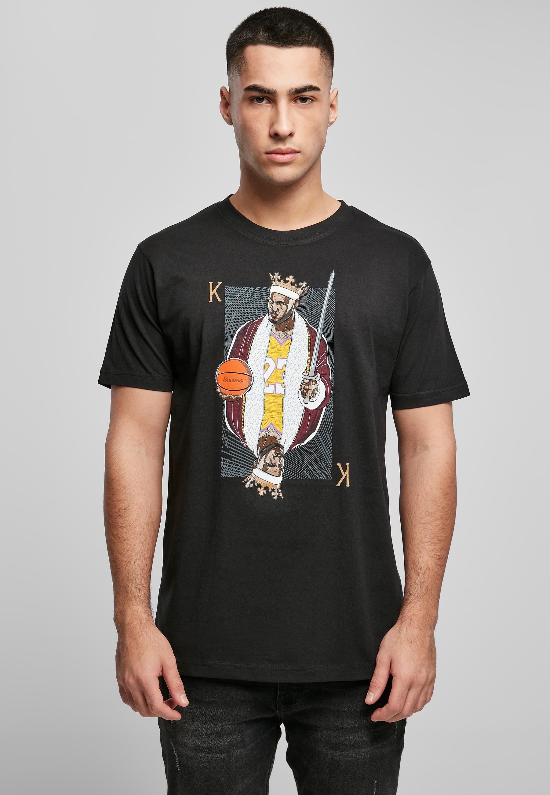 MisterTee T-Shirt »MisterTee Herren King James LA Tee«, (1 tlg.)