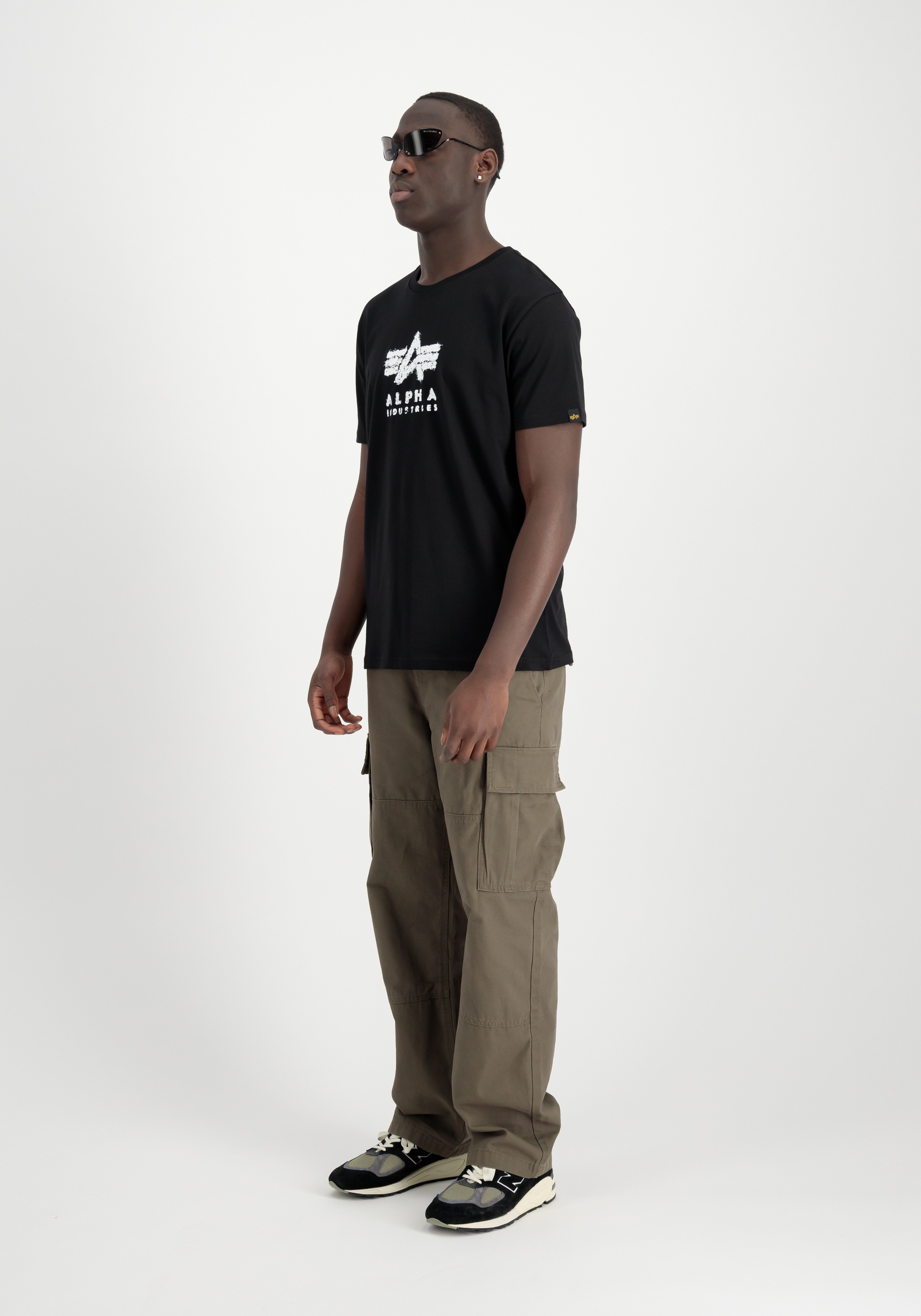Alpha Industries T-Shirt »Alpha Industries Men - T-Shirts Grunge Logo T-Shirt«