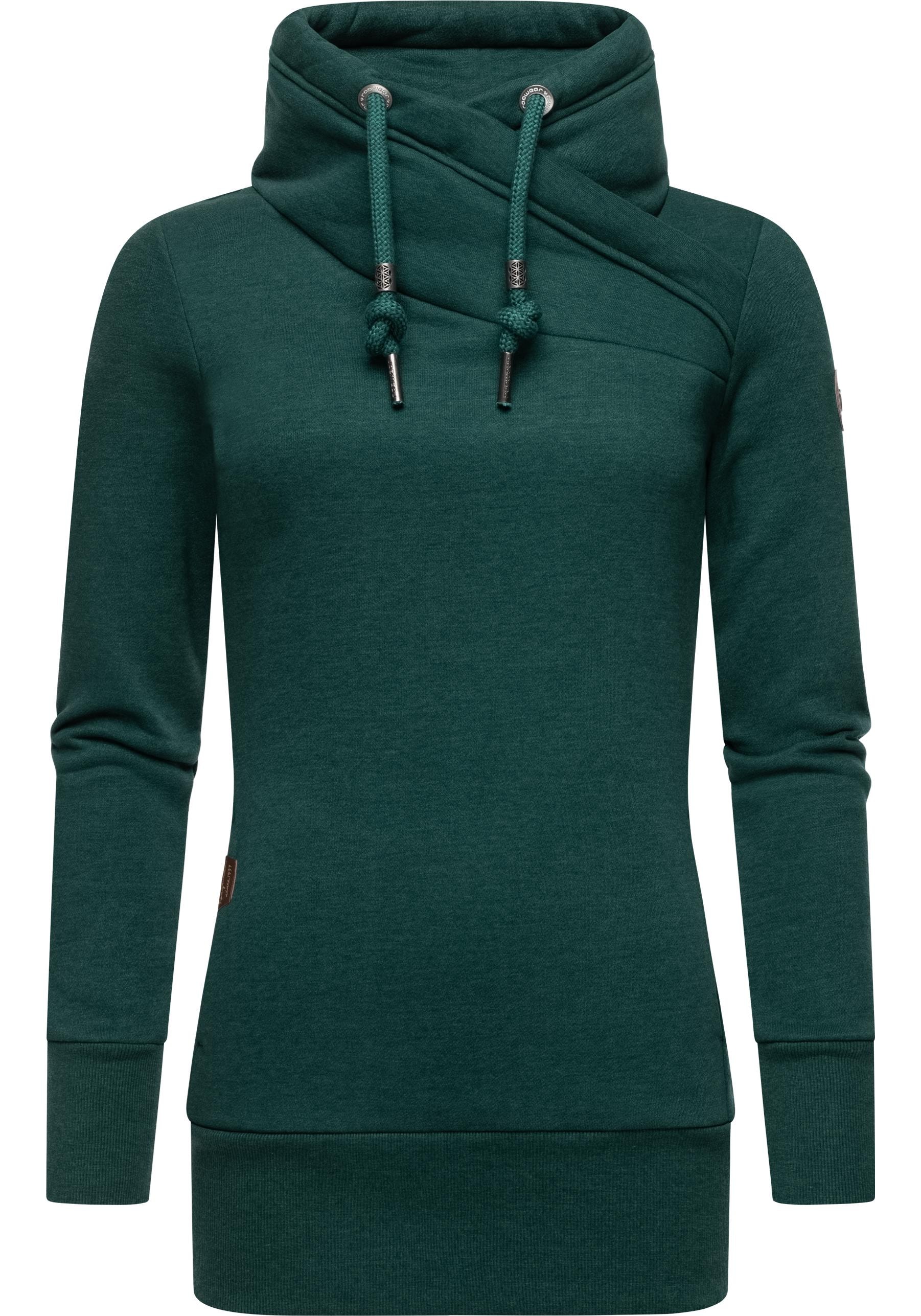 Sweatshirt »Neska«, modischer Longsleeve Pullover mit hohem Kragen