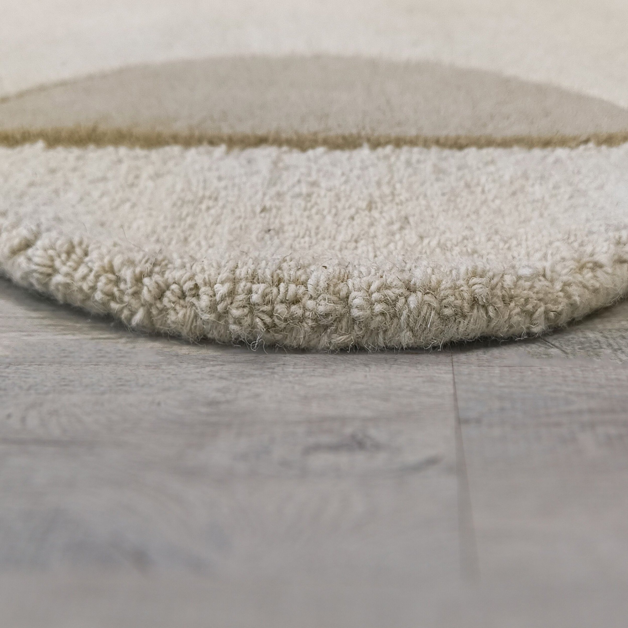FLAIR RUGS Wollteppich »Mia Scallop«, rechteckig, 12 mm Höhe, in Jakobsmuschel-Form