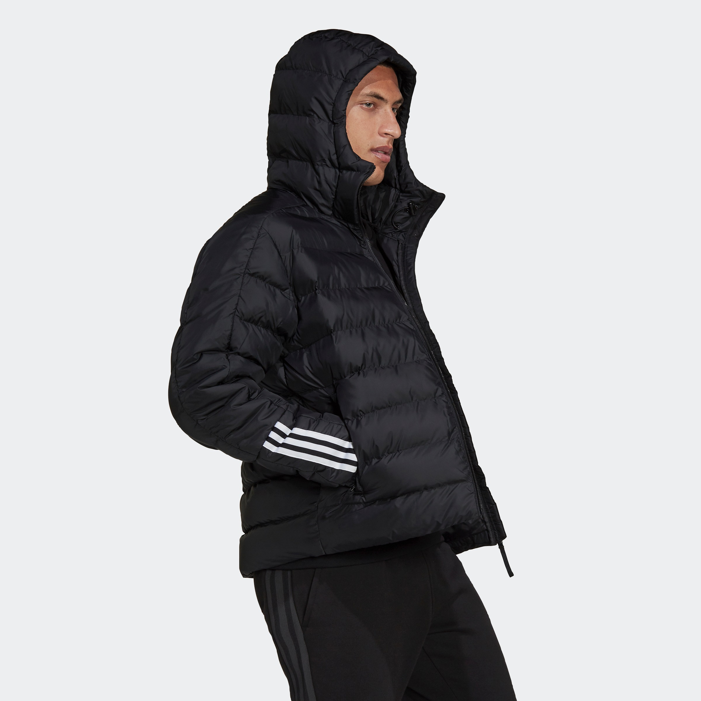 adidas Sportswear Outdoorjacke "ITAVIC 3STREIFEN MIDWEIGHT HOODED" günstig online kaufen